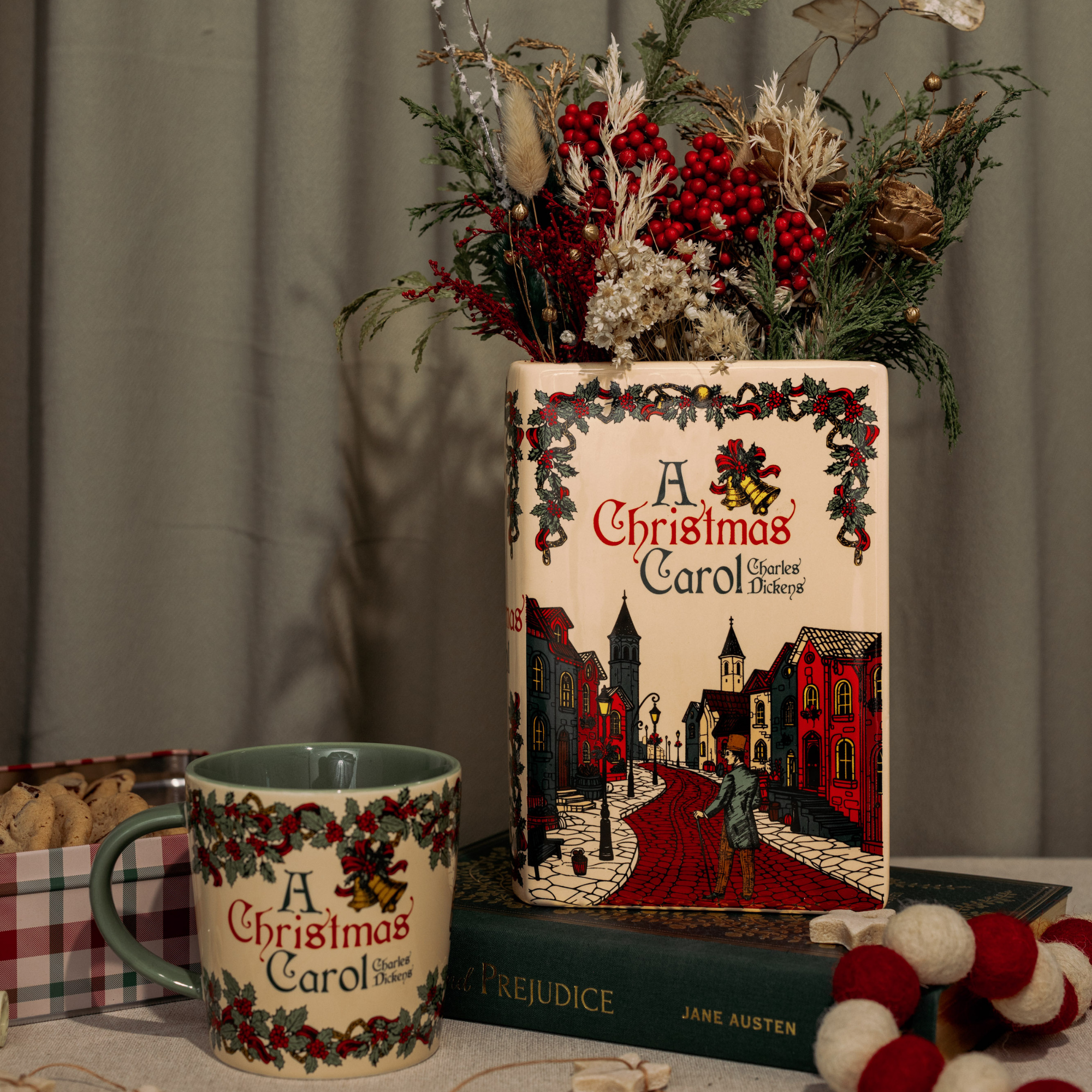 Large Book Vase, A Christmas Carol