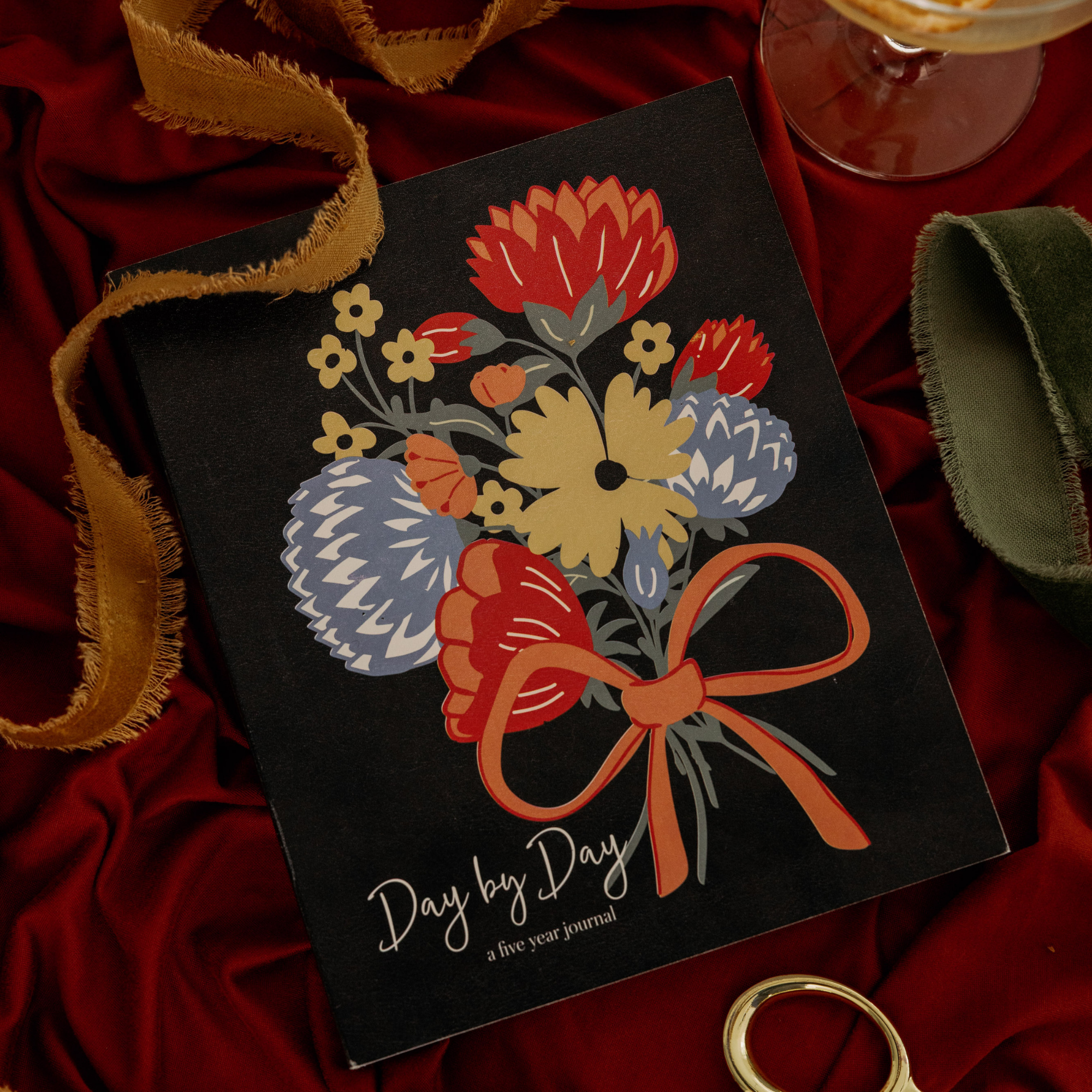 Large 5 Year Journal, Wanderlust Bouquet