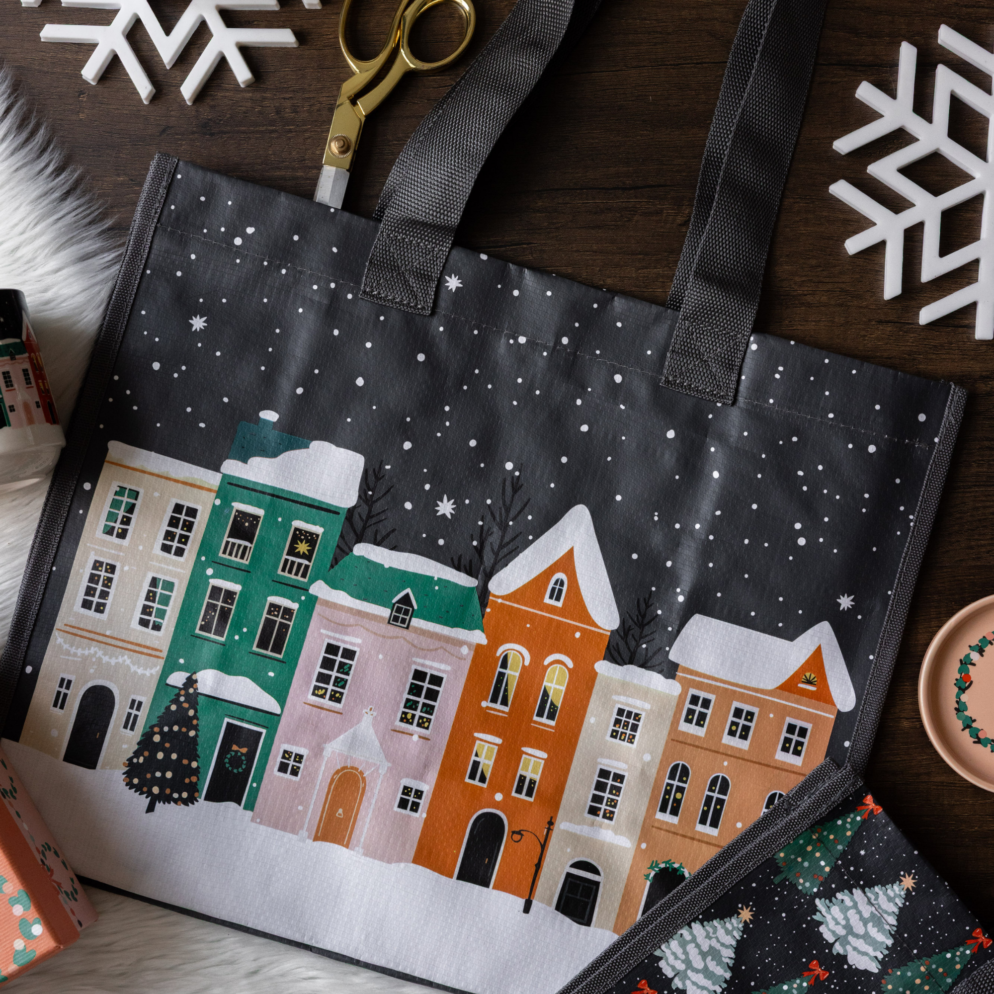 Market Shopper Set, Holiday Village and Trees