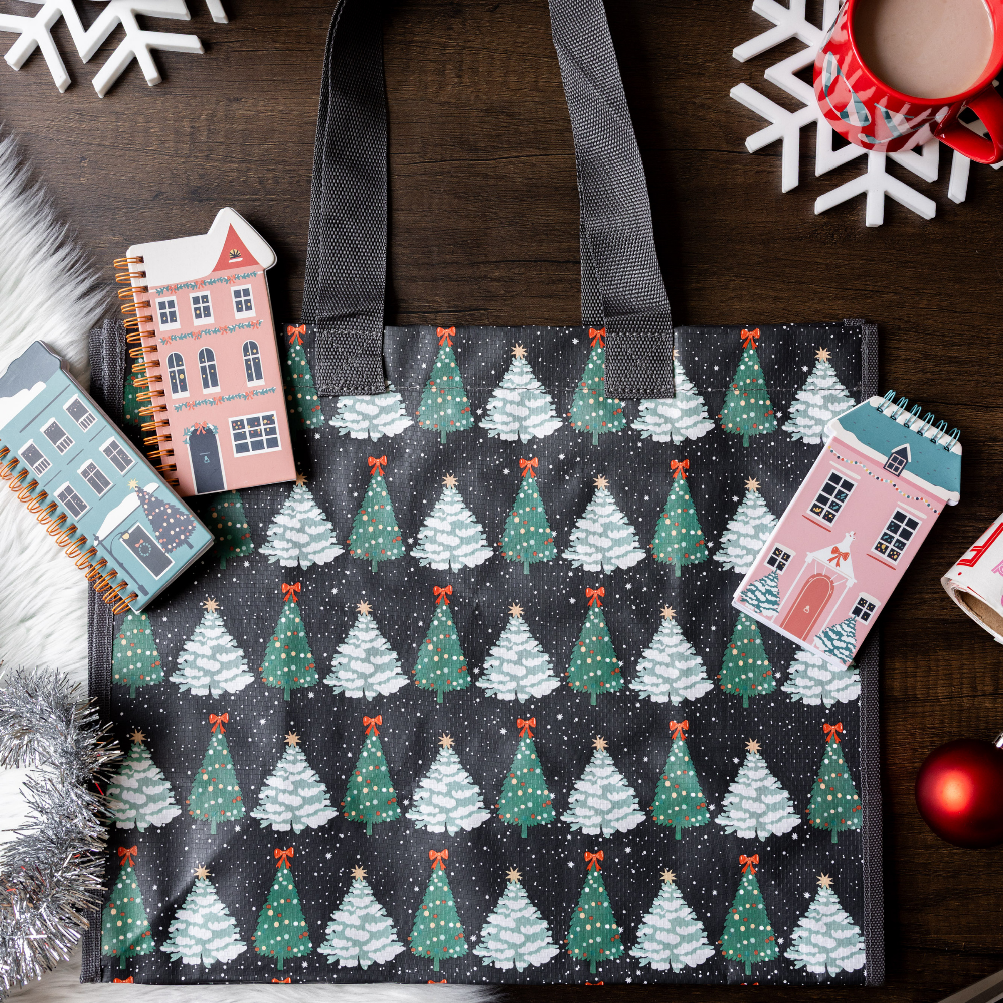 Market Shopper Set, Holiday Village and Trees