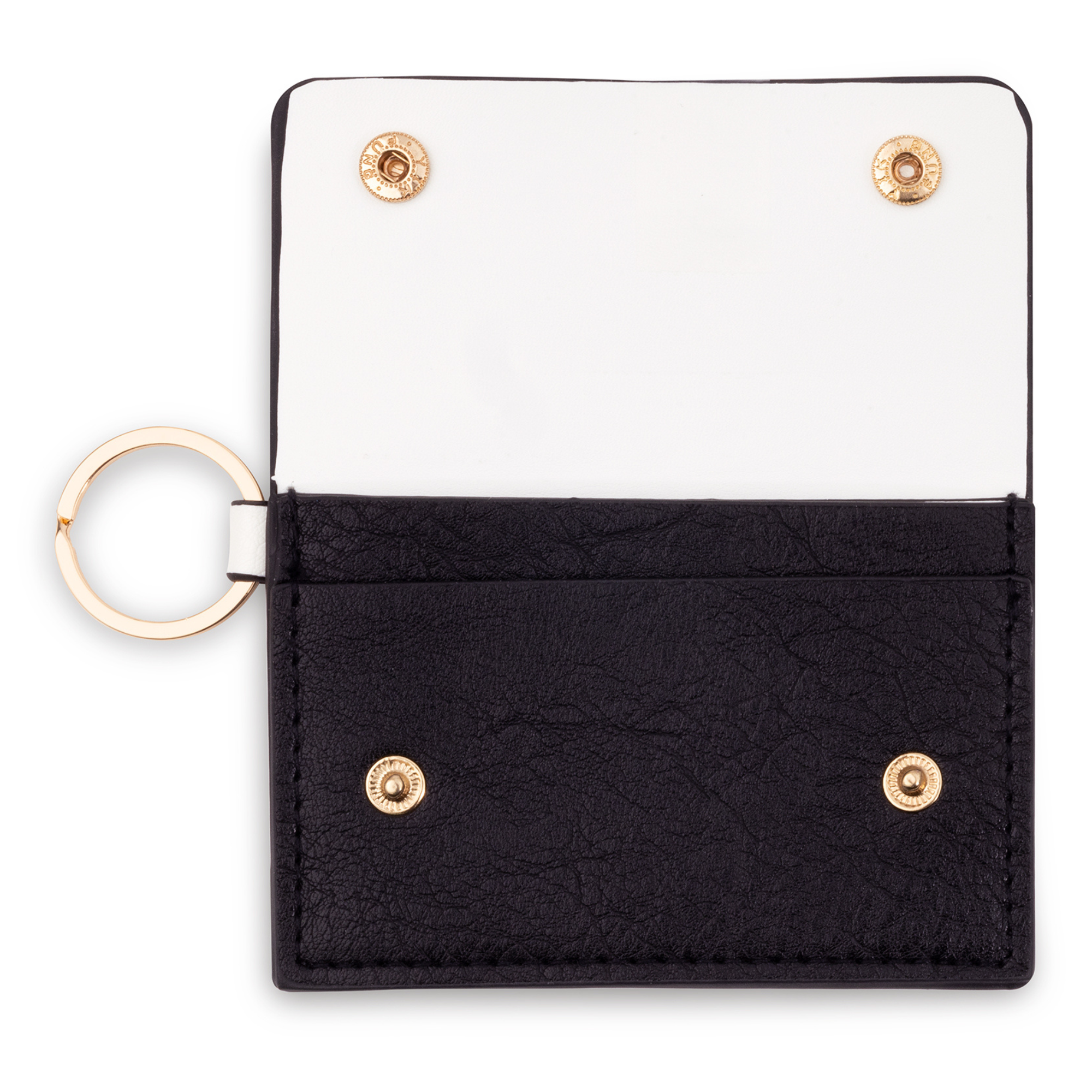 ID Holder, Black Scatter Dots