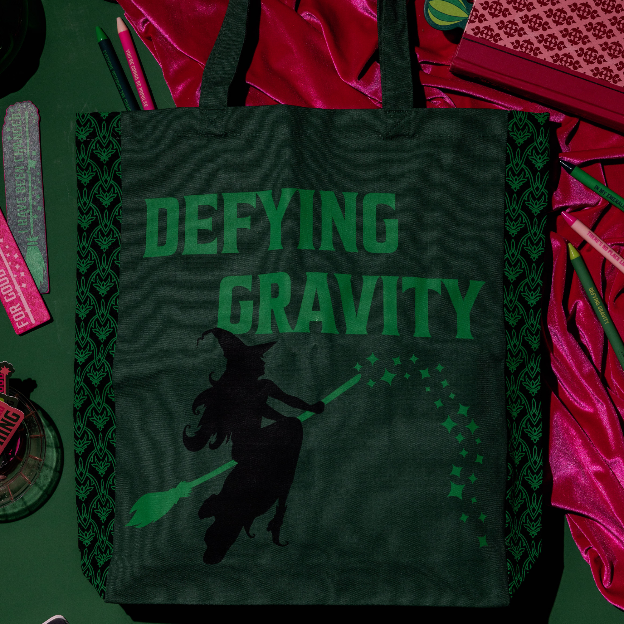 Canvas Tote Bag, Defying Gravity