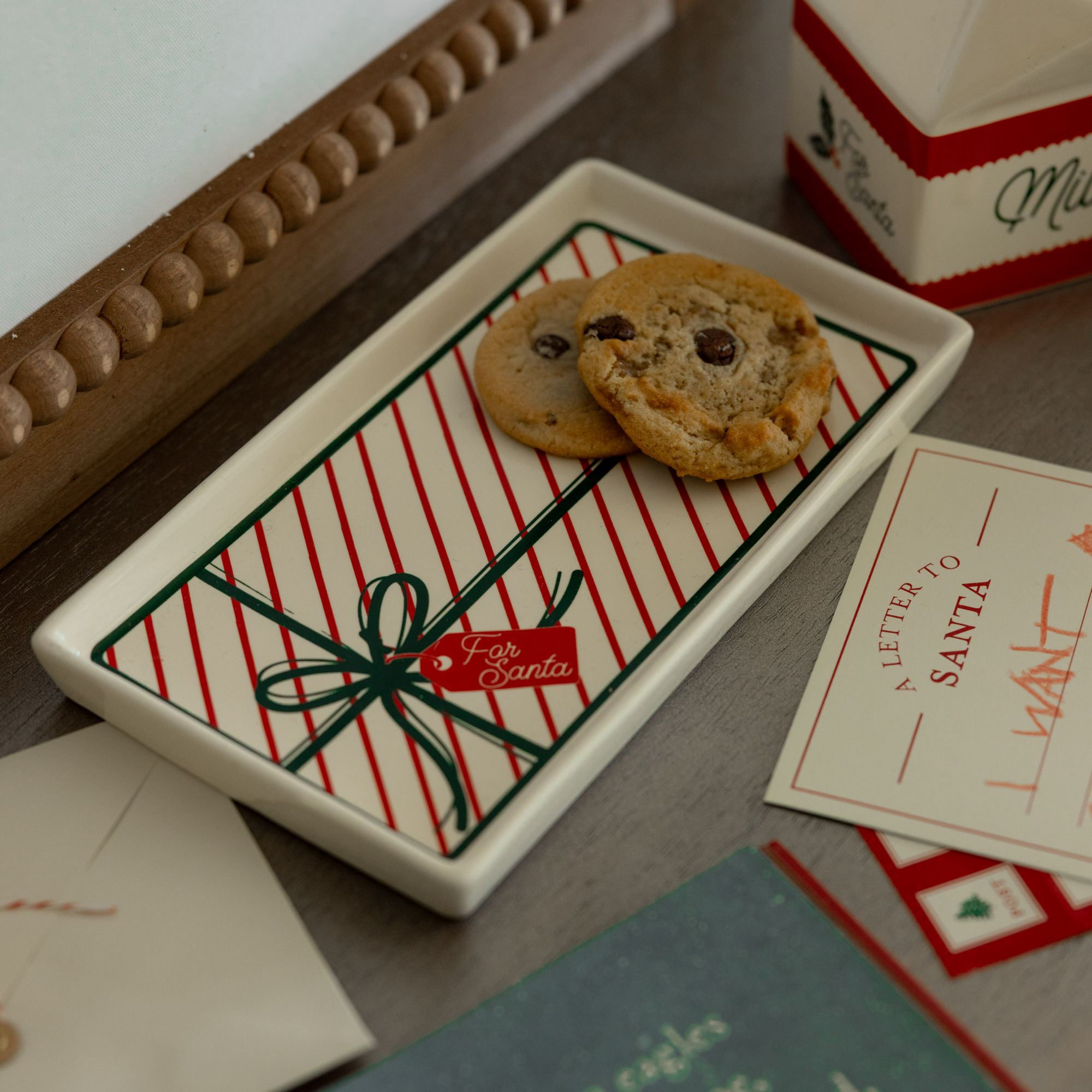 Milk and Cookies Set, Bow