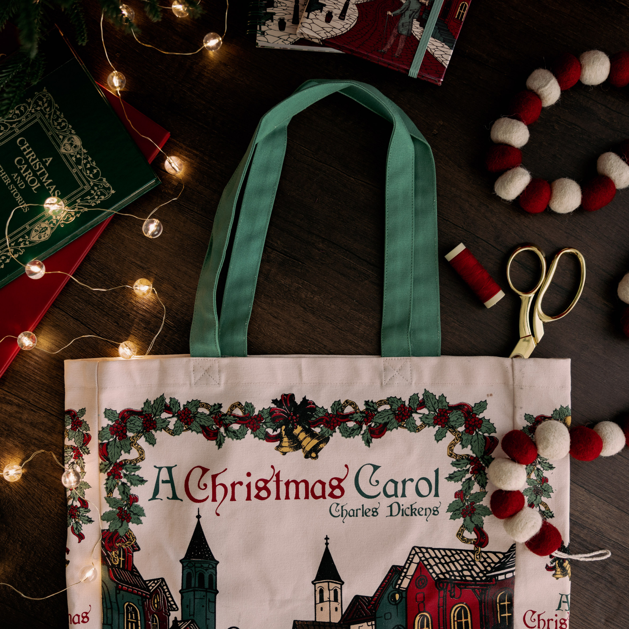 Canvas Tote Bag, A Christmas Carol