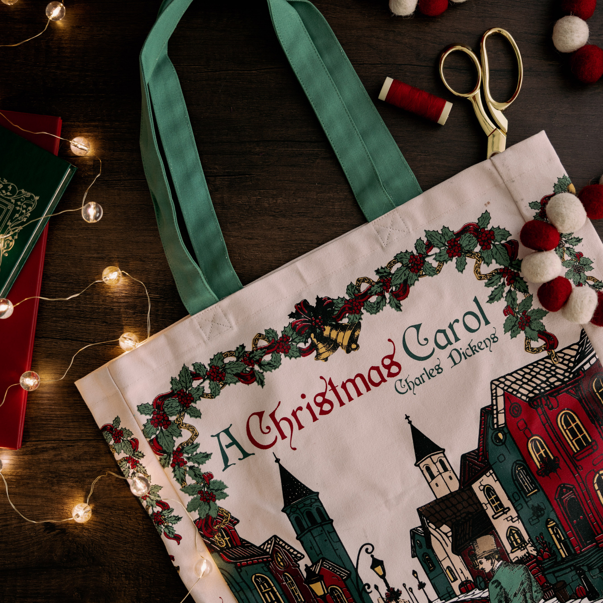 Canvas Tote Bag, A Christmas Carol