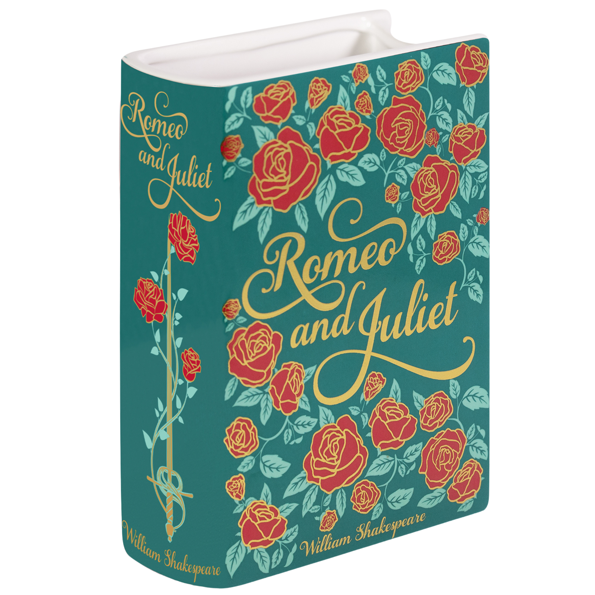 Large Book Vase, Romeo and Juliet