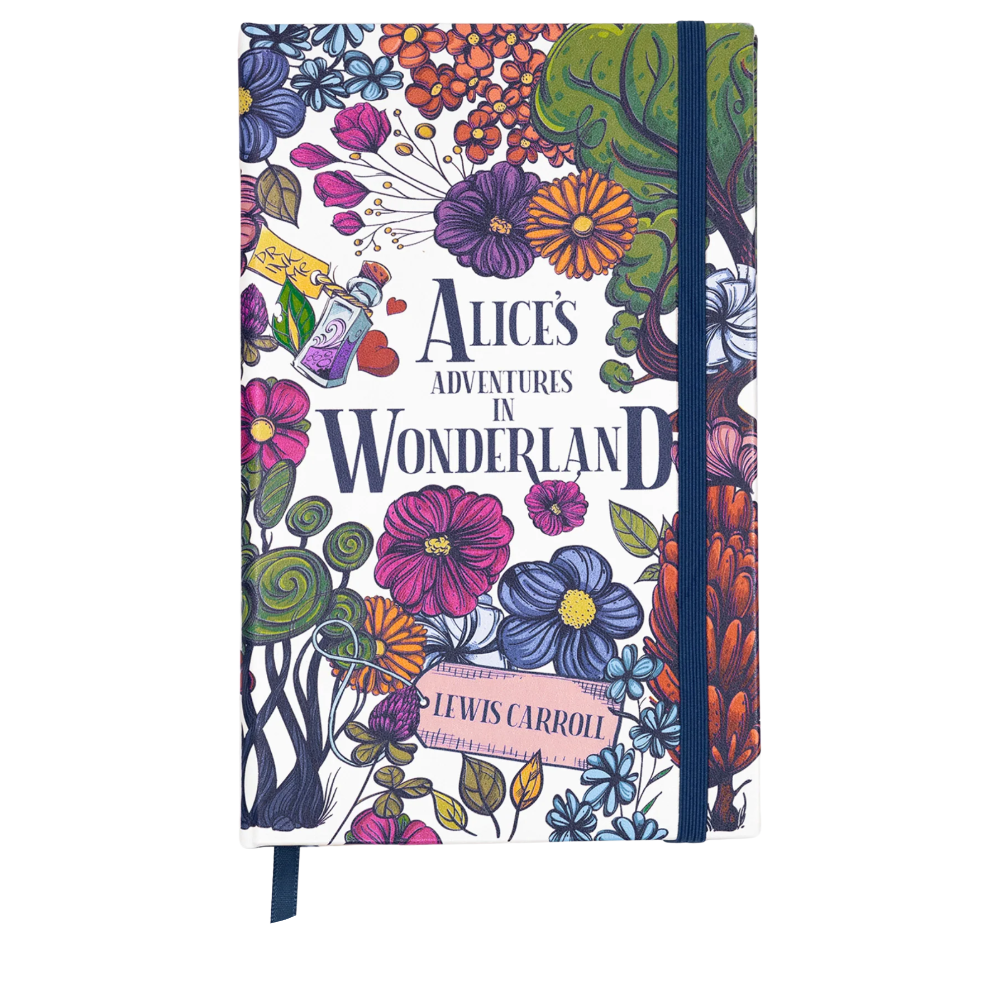Vegan Leather Journal, Alice's Adventures in Wonderland