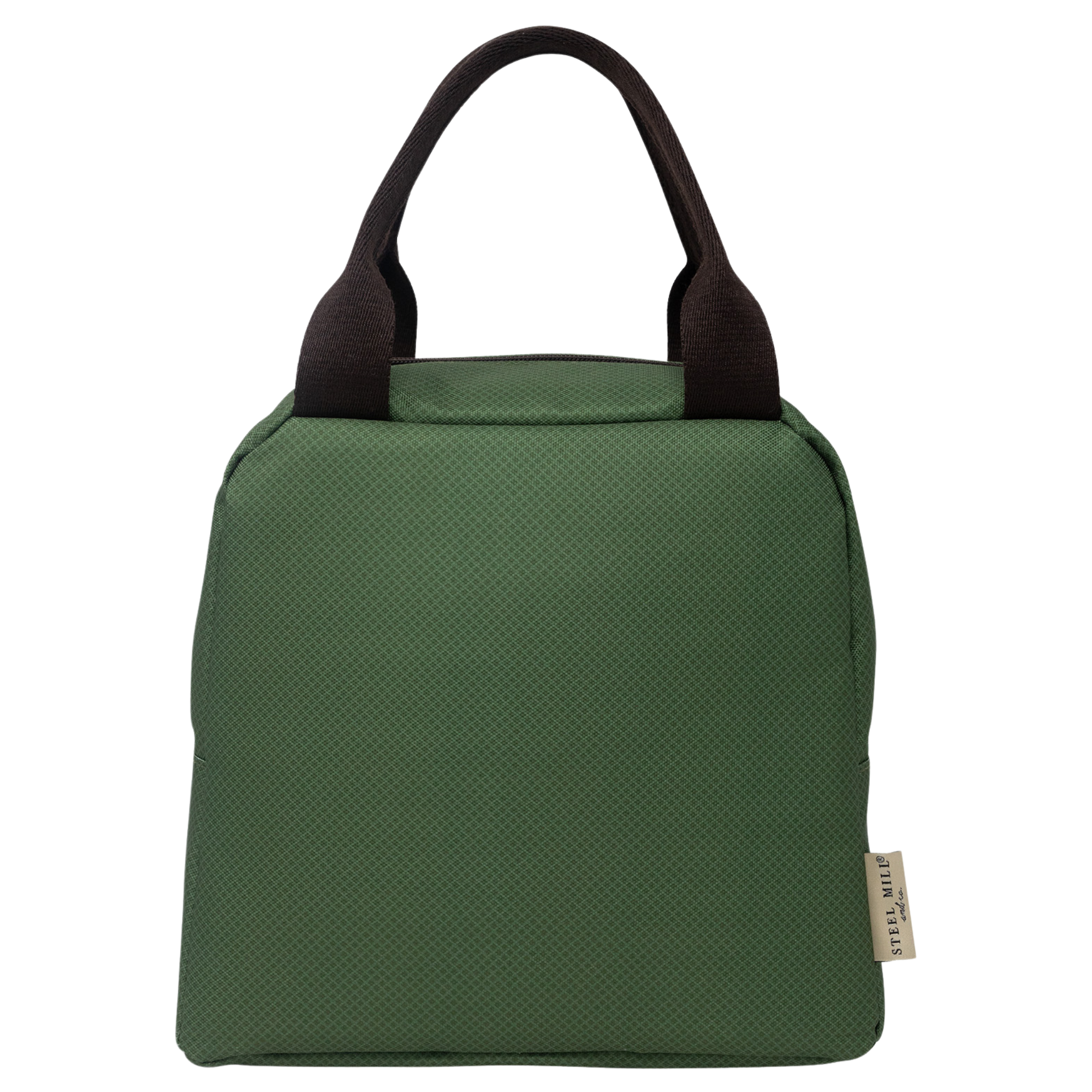 Lunch Tote, Green Diamonds