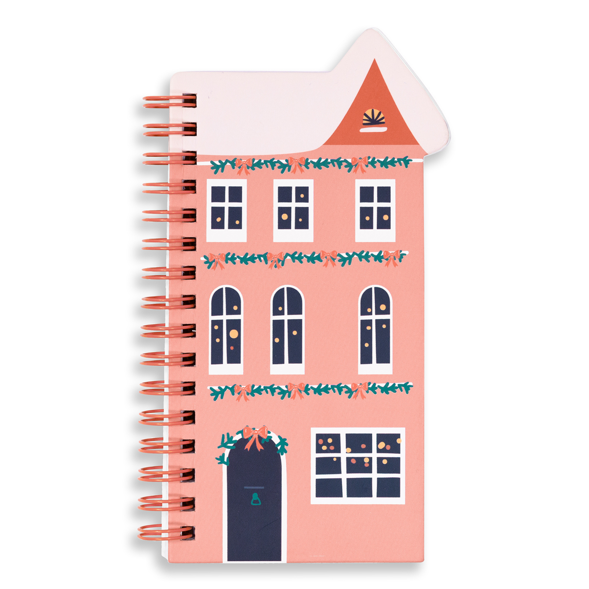 Spiral Notepad Set of 3, Holiday Village