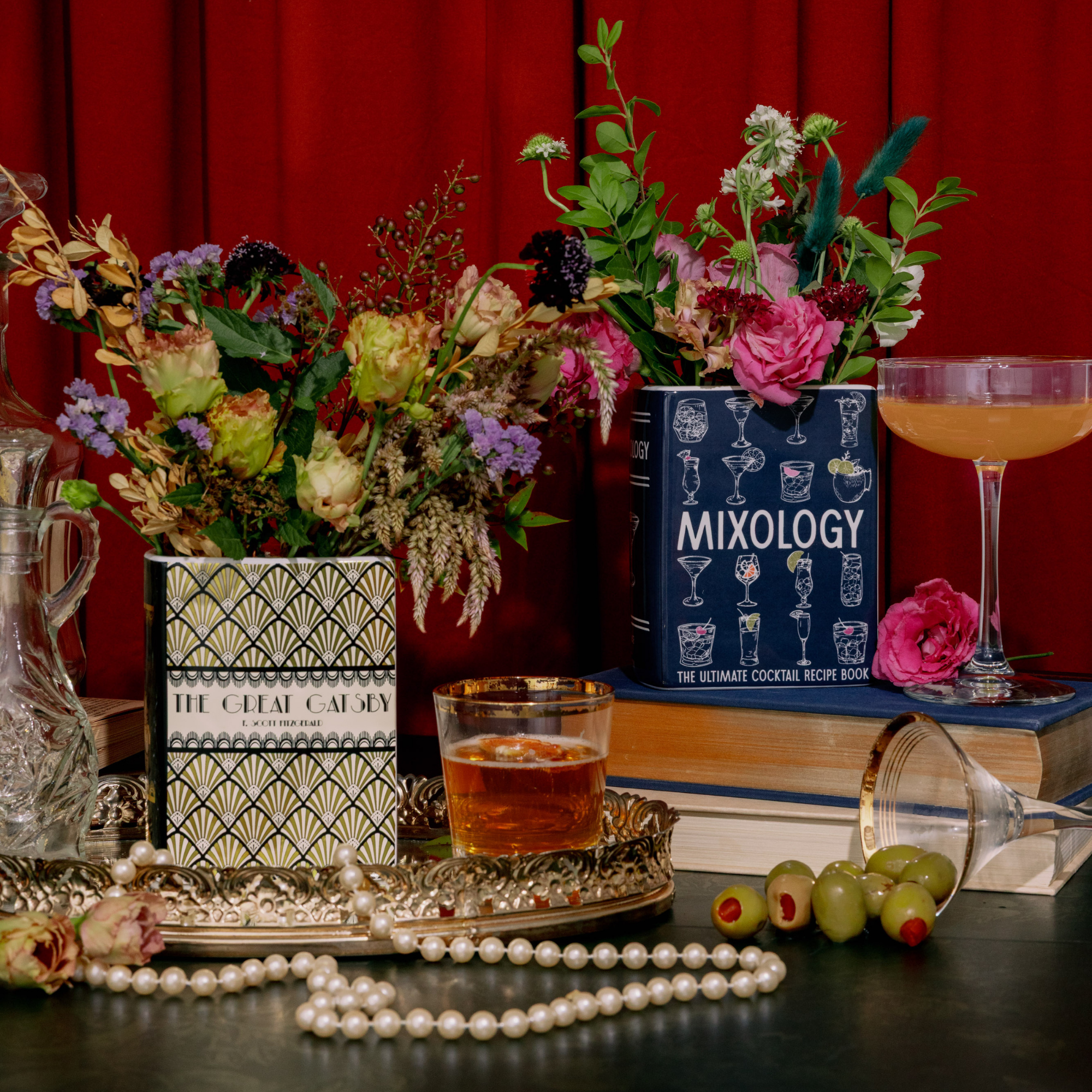 Small Book Vase, Great Gatsby