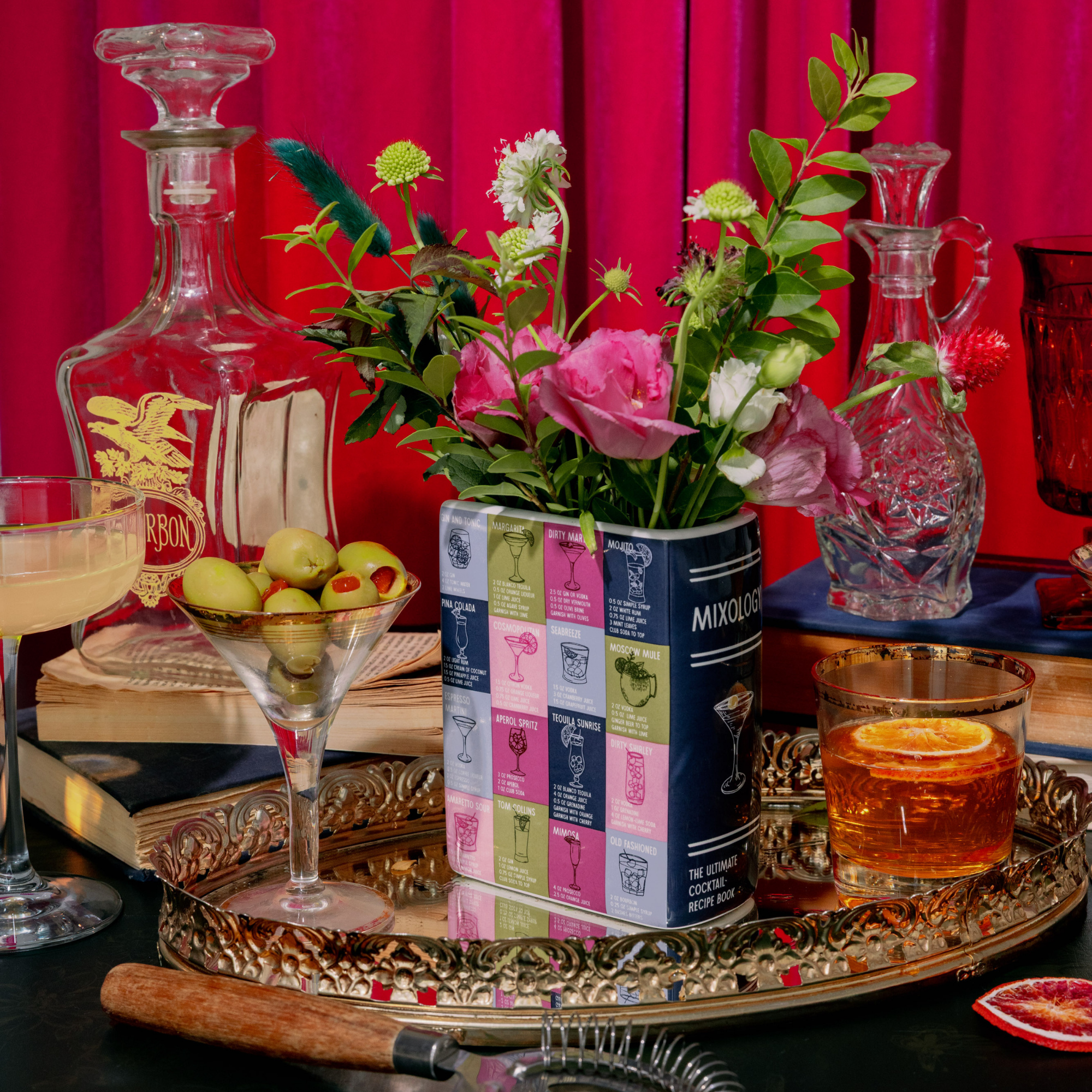 Small Book Vase, Mixology