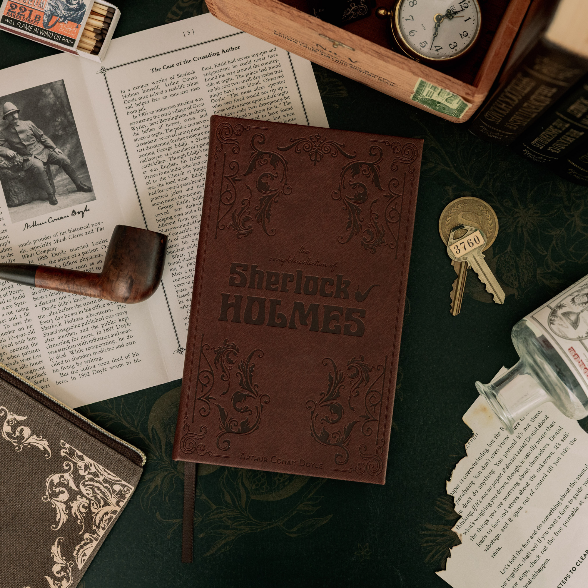 Vegan Leather Journal, Sherlock Holmes