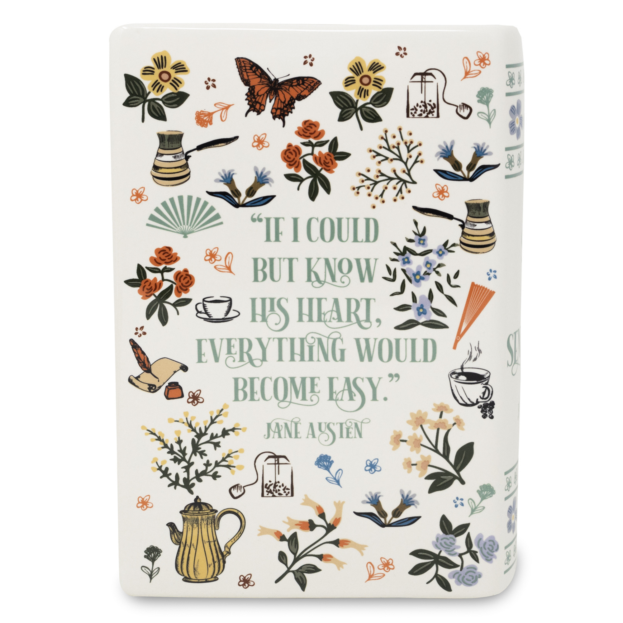 Large Book Vase, Sense and Sensibility