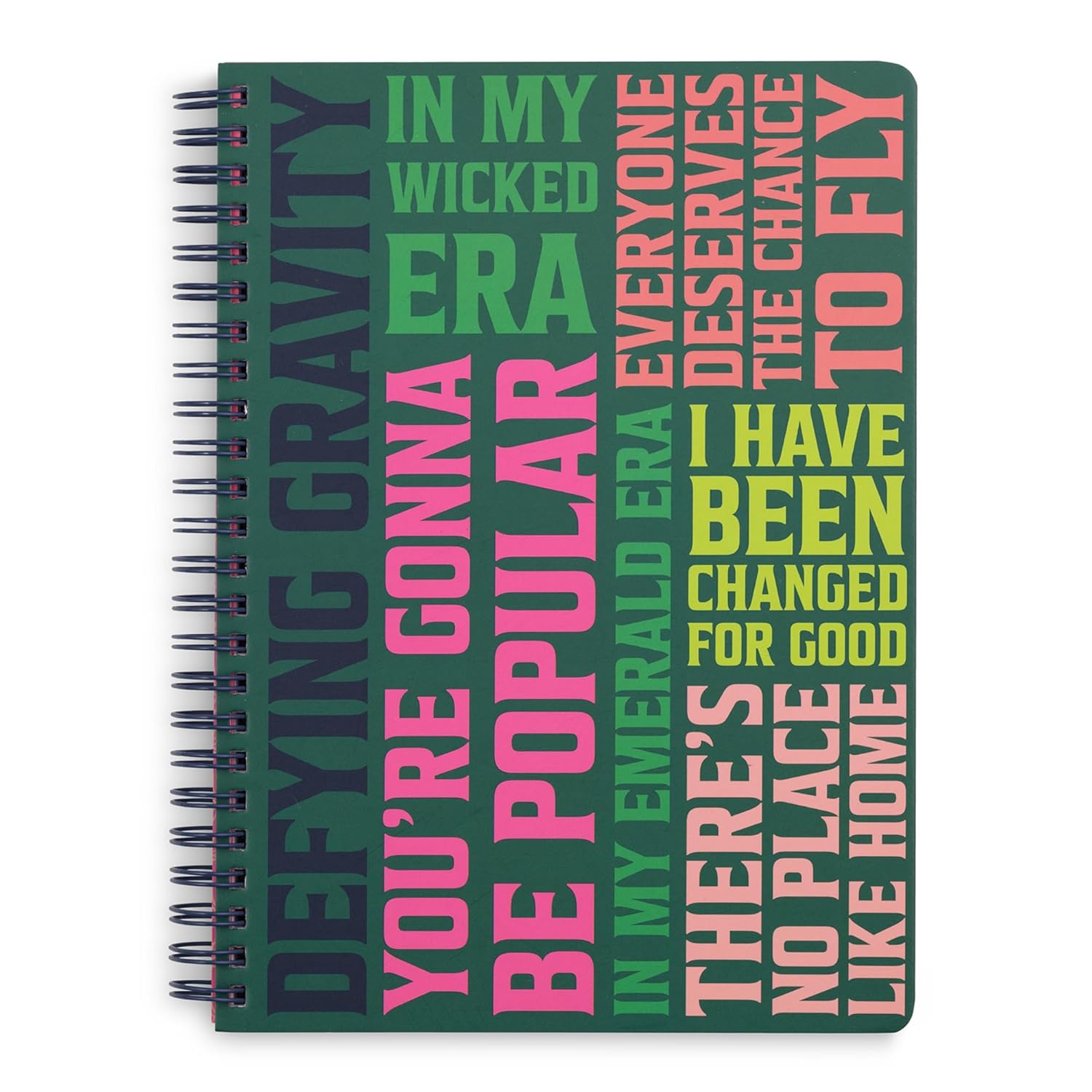 Wicked Word Art Mini Notebook and Jumbo Sticker Bundle
