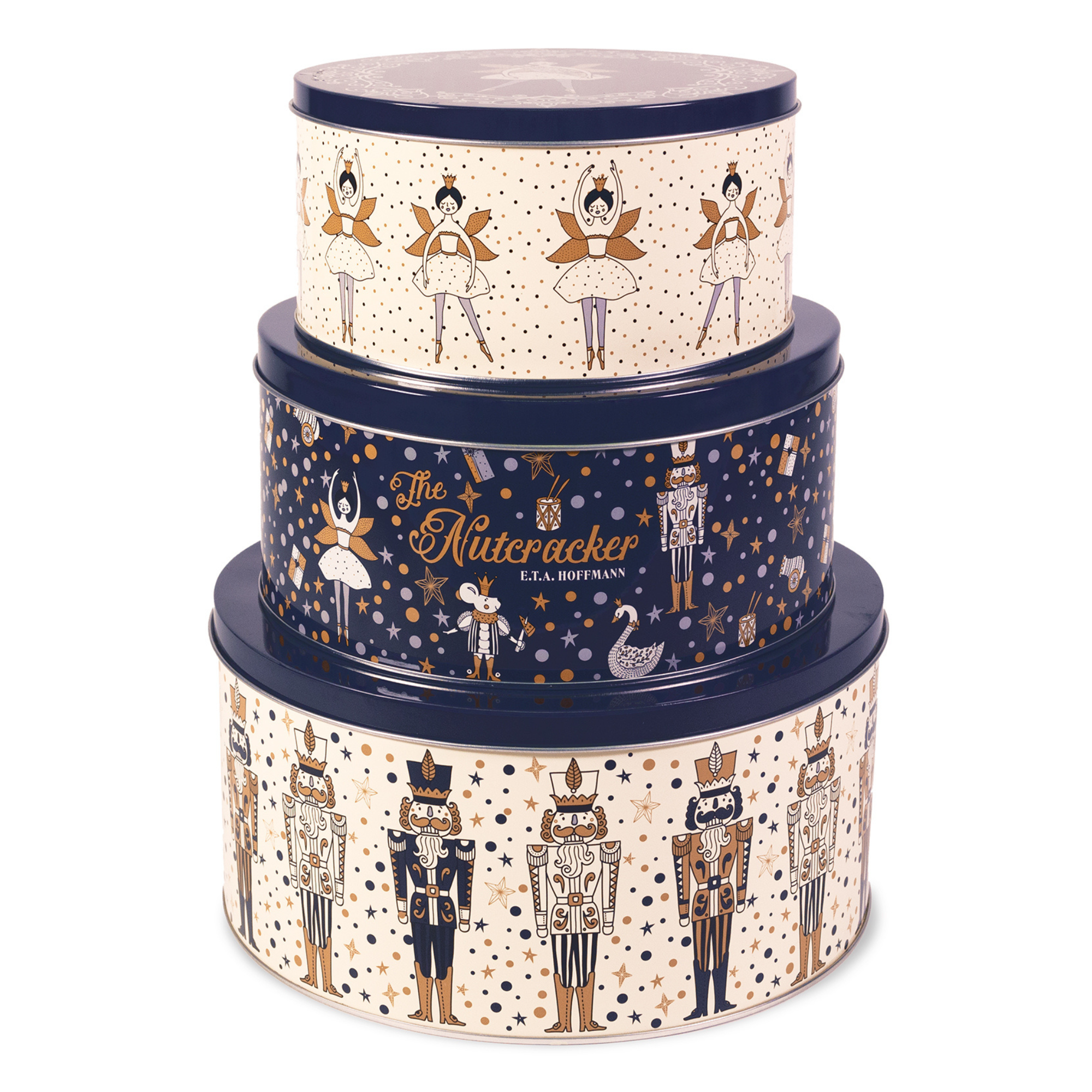 Cookie Tins (Set of 3), The Nutcracker