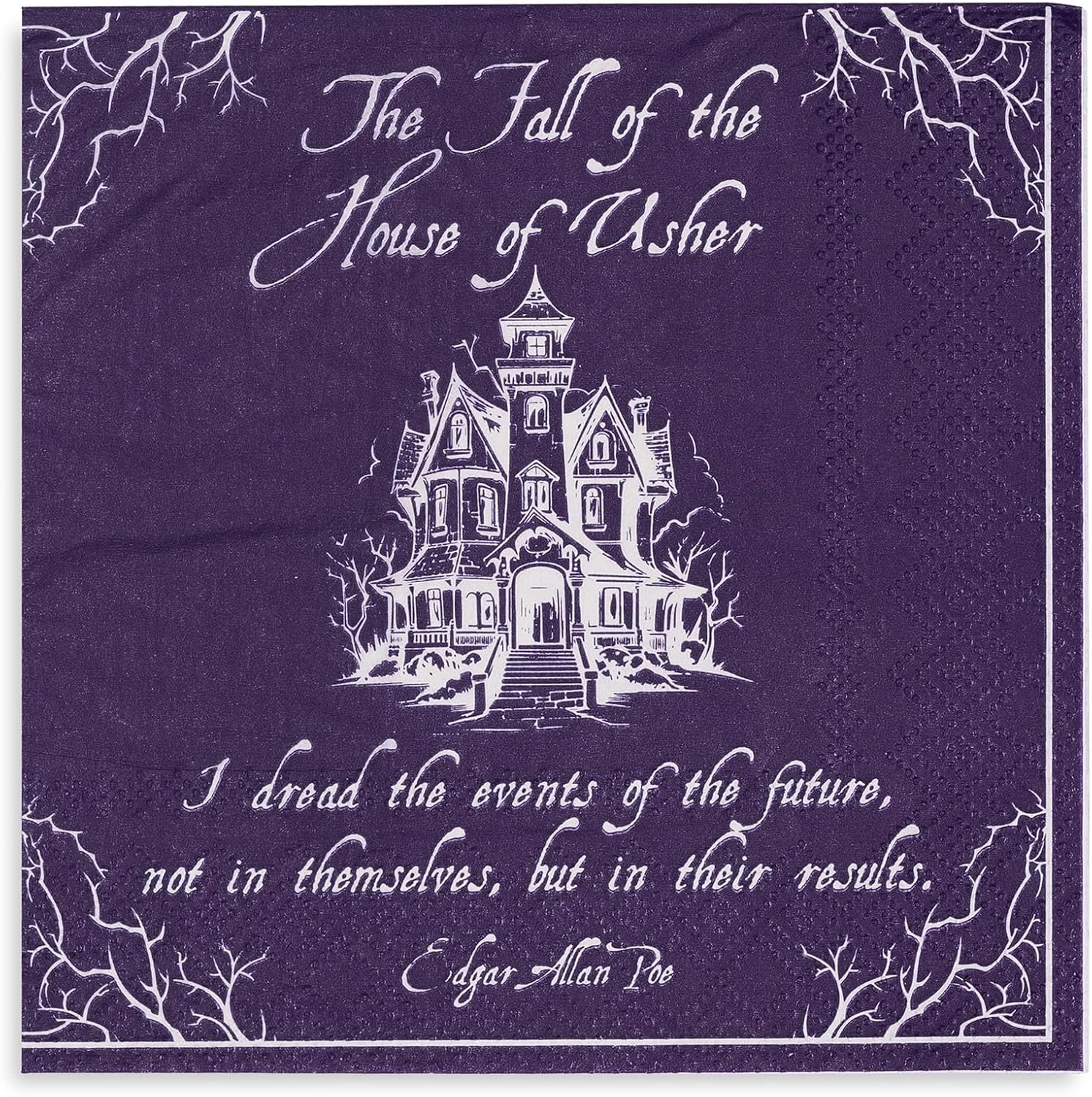 Cocktail Napkins, Assorted Book Titles (Gothic)