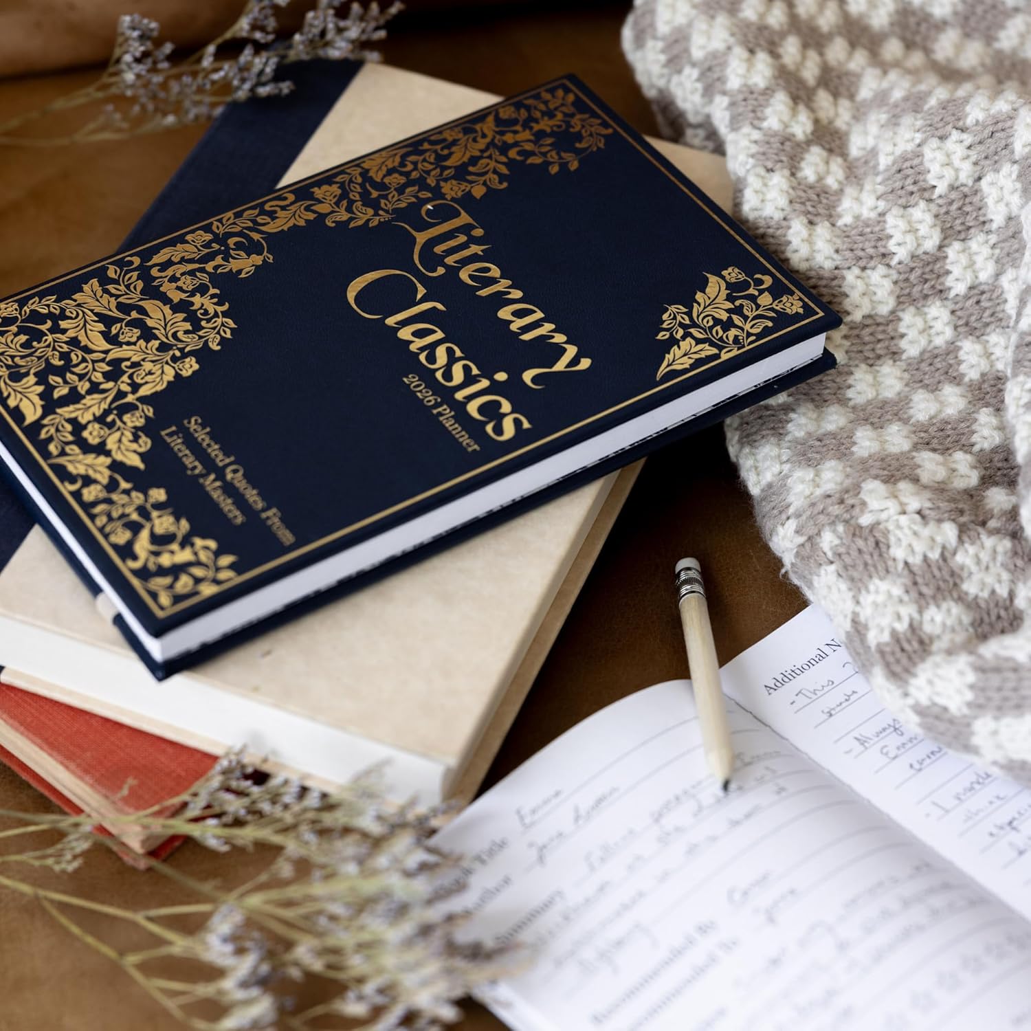12-Month Planner, Literary Classics