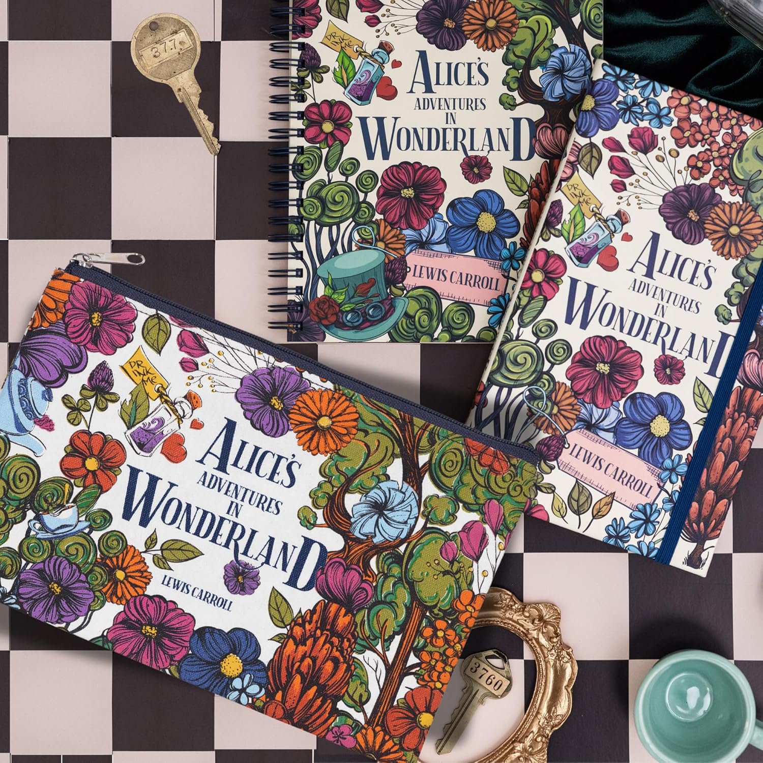 Canvas Pouch, Alice's Adventures in Wonderland