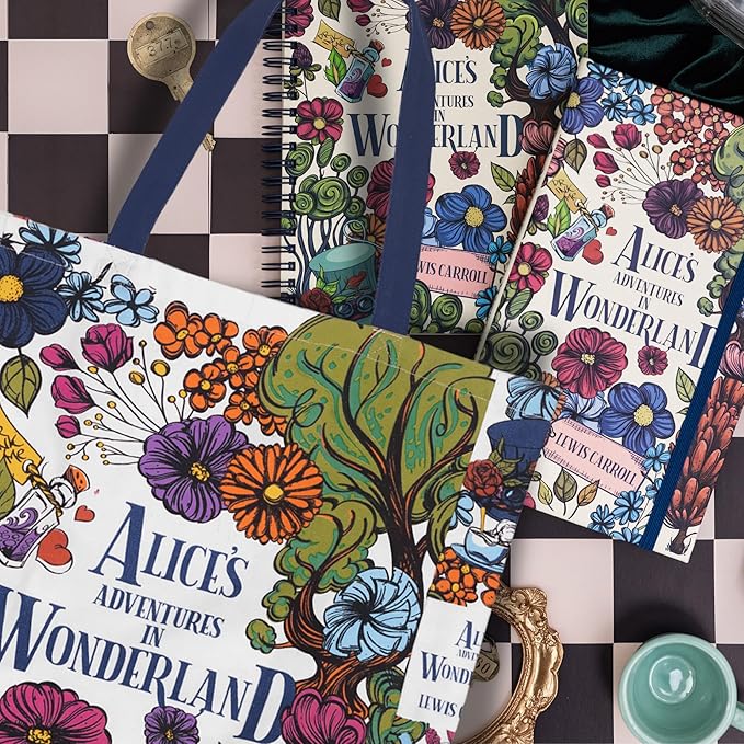 Canvas Tote Bag, Alice's Adventures in Wonderland