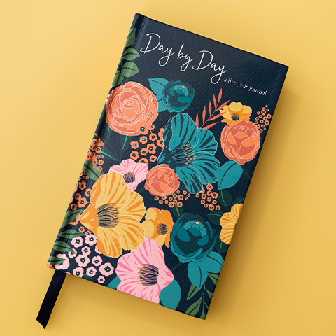 Five Year Journal, Garden Blooms
