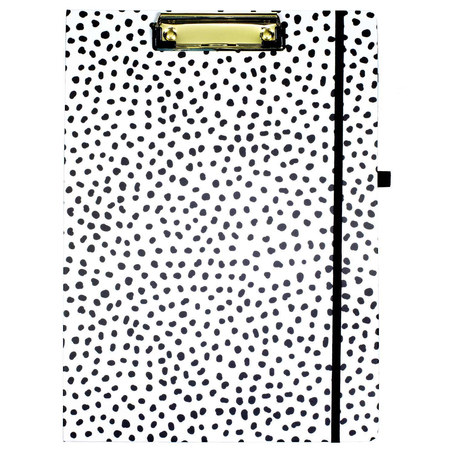 Clipboard Folio, Black Dot