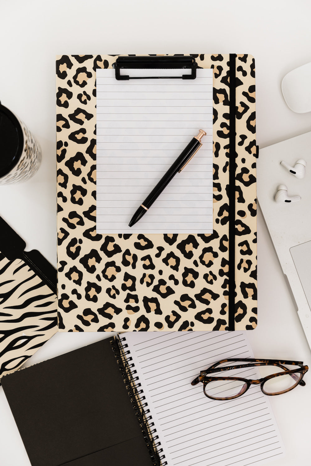 Clipboard Folio, Leopard