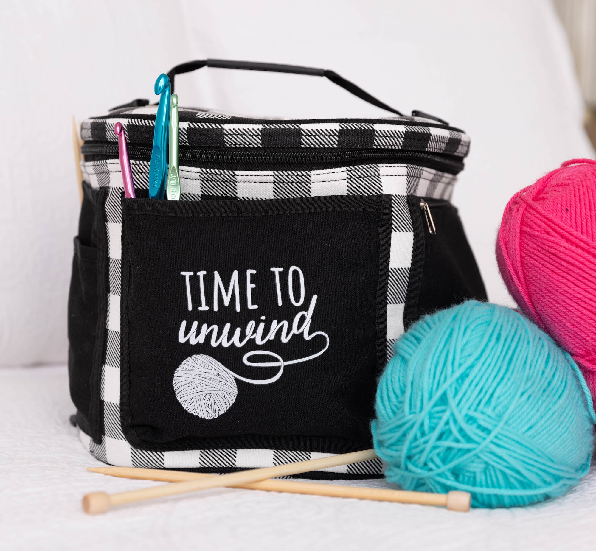 Yarn Bag, Buffalo Check