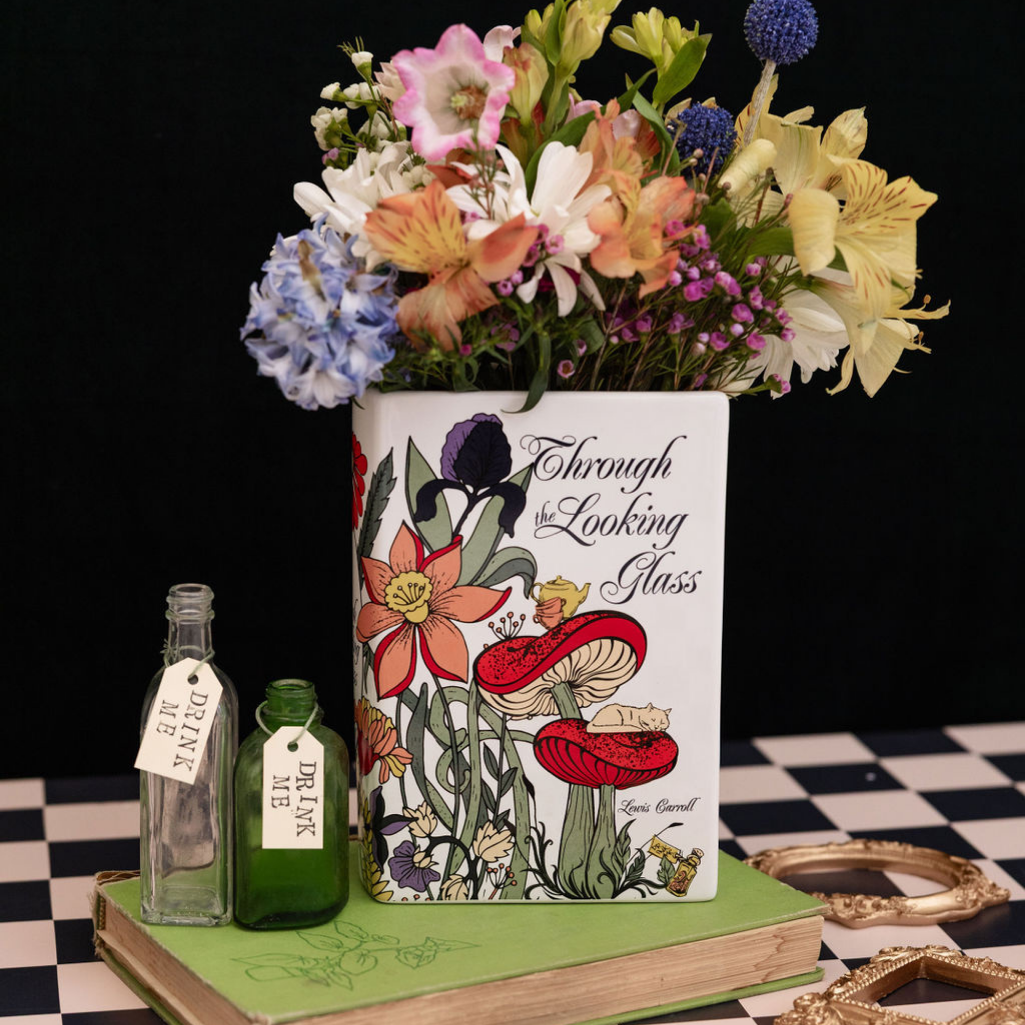 Large Book Vase, Through the Looking Glass