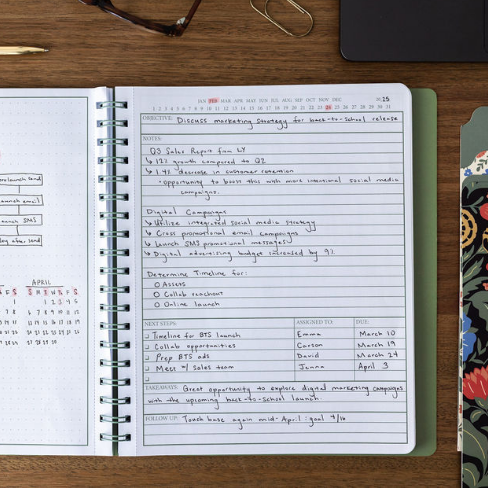 Meeting Planner Journal, Wanderlust