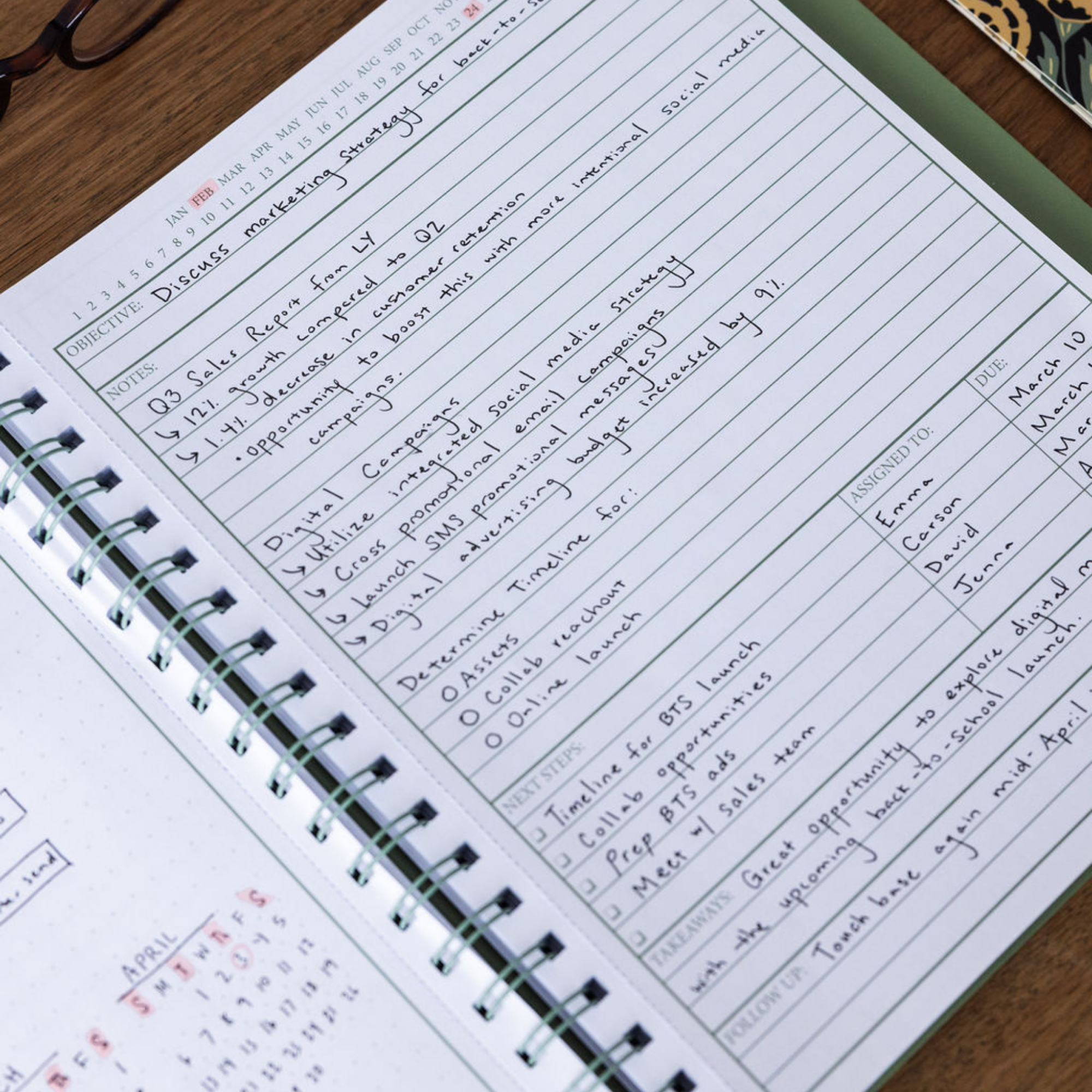 Meeting Planner Journal, Wanderlust