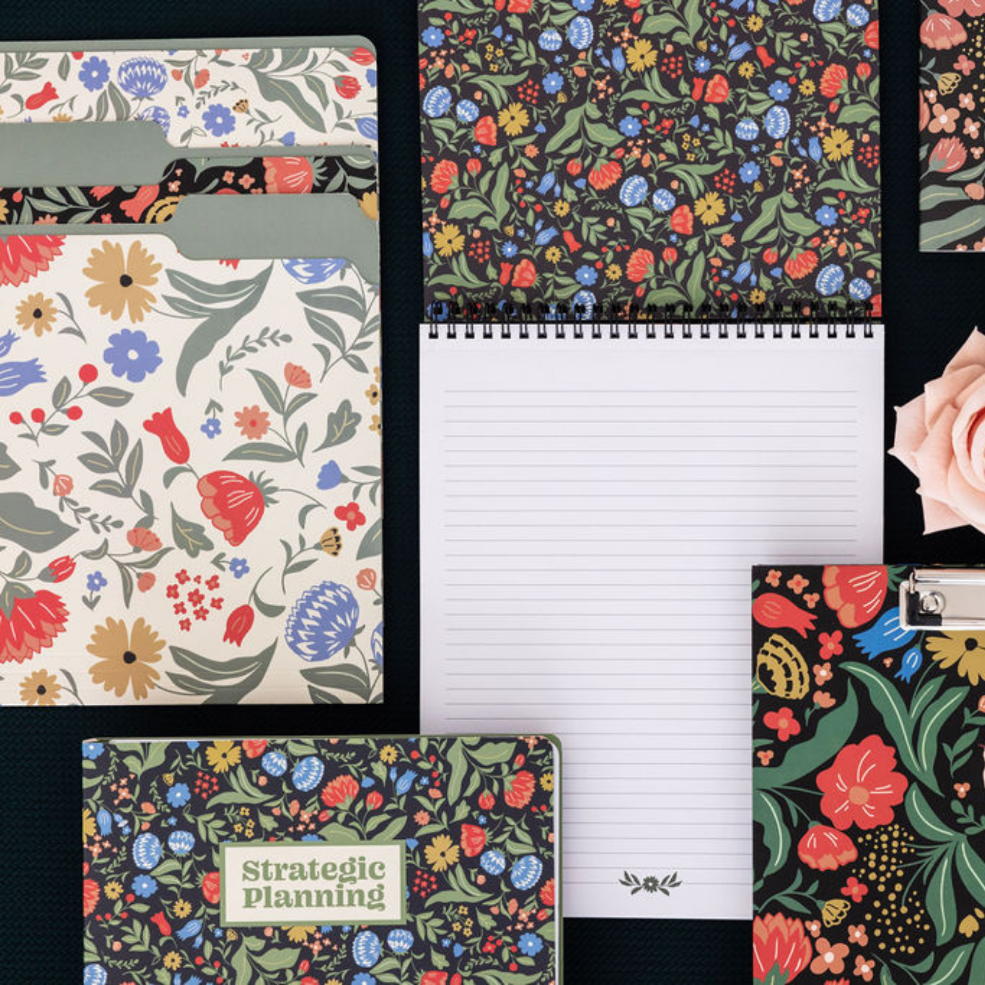 Large Top Spiral Notebook, Wanderlust
