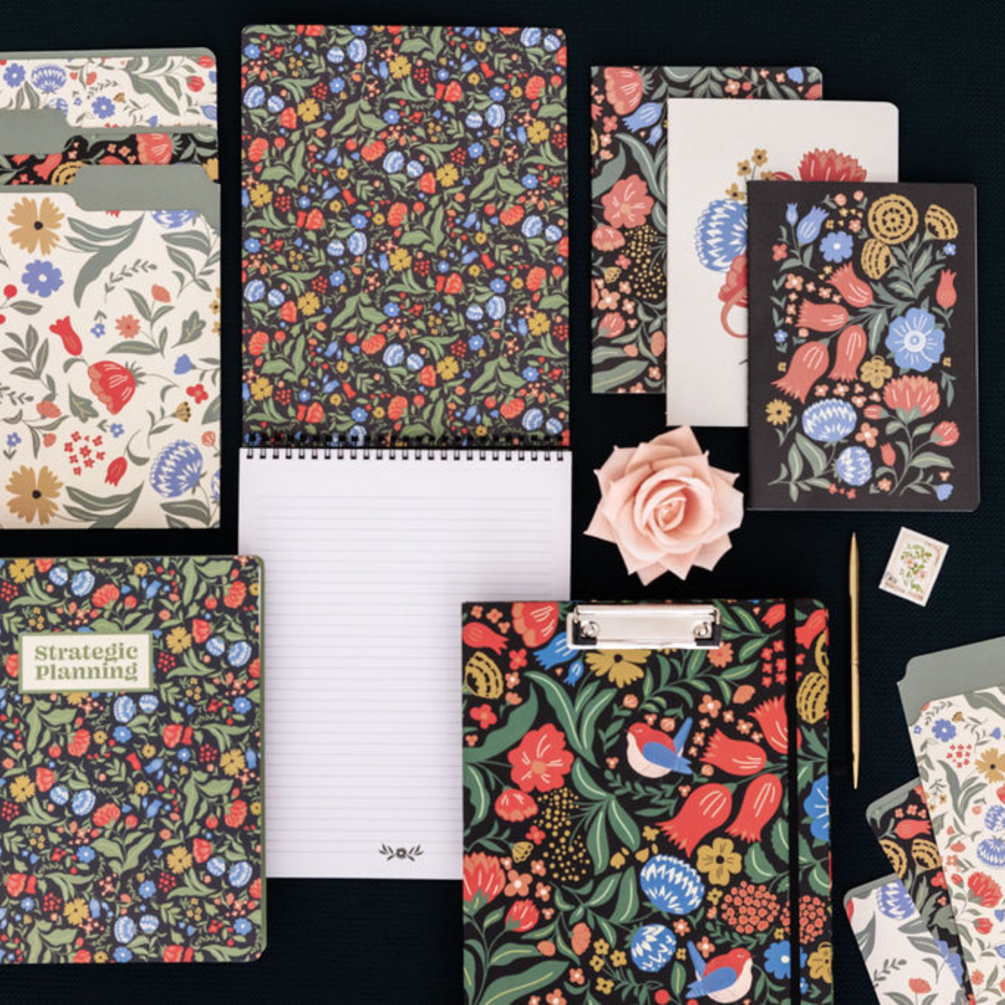 Large Top Spiral Notebook, Wanderlust