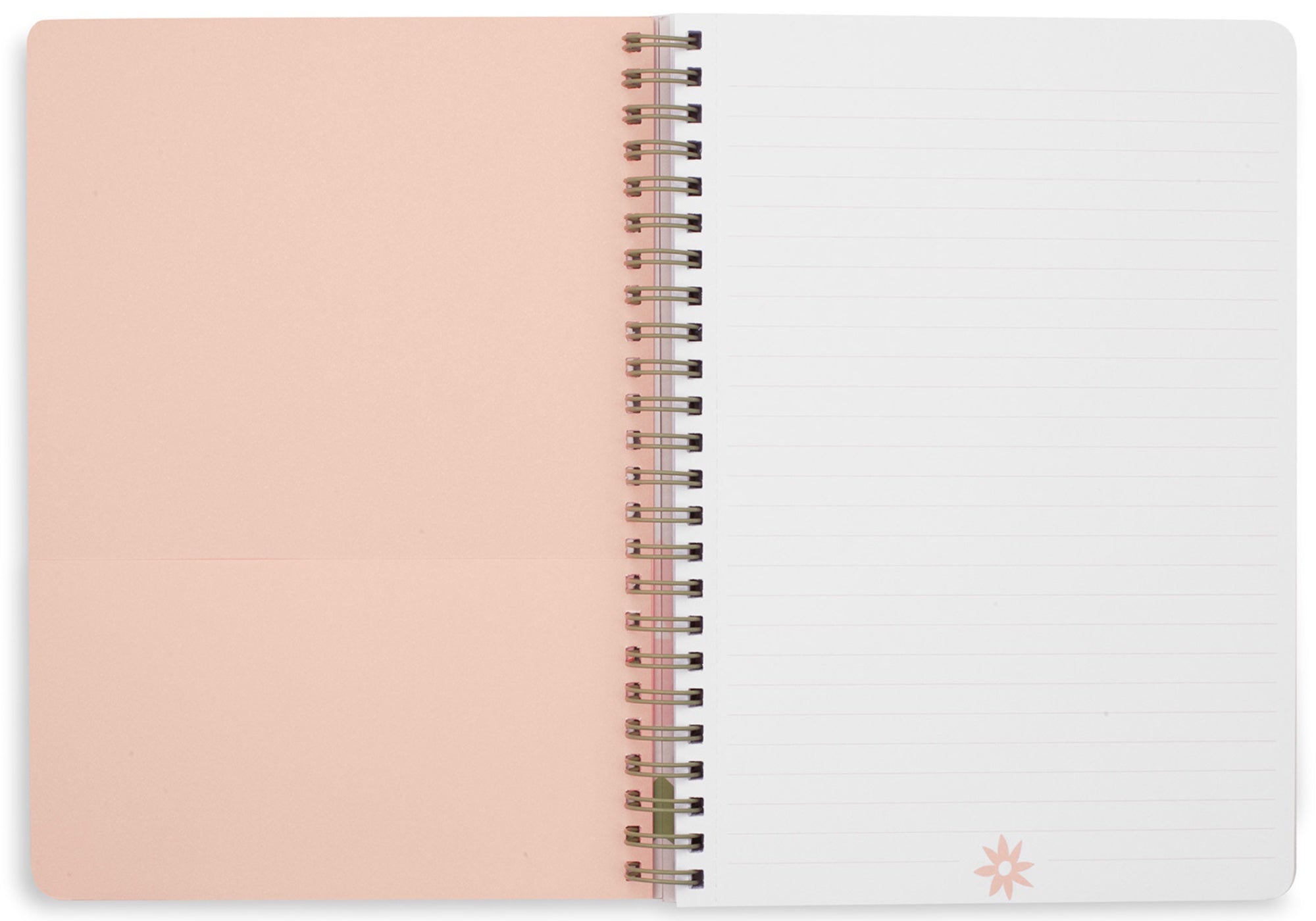Mini Notebook, Cutout Floral Pink