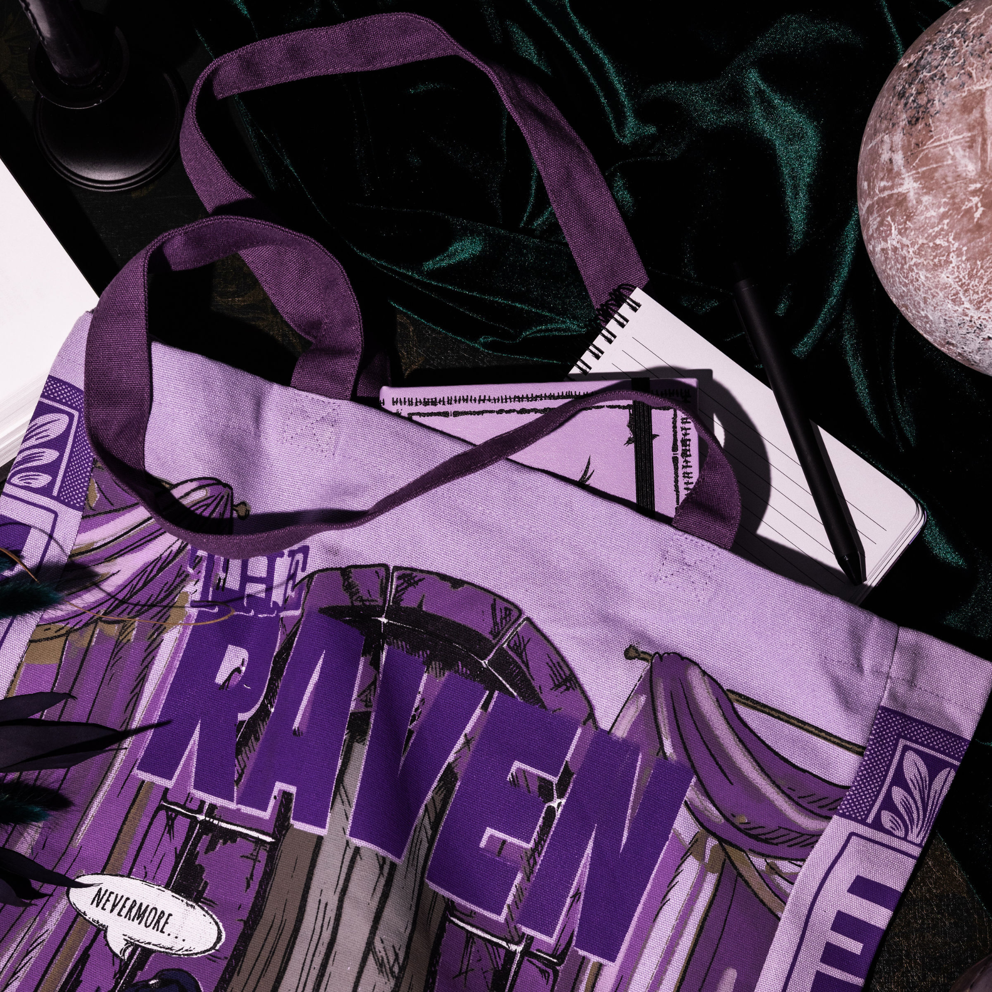 Canvas Tote Bag, The Raven