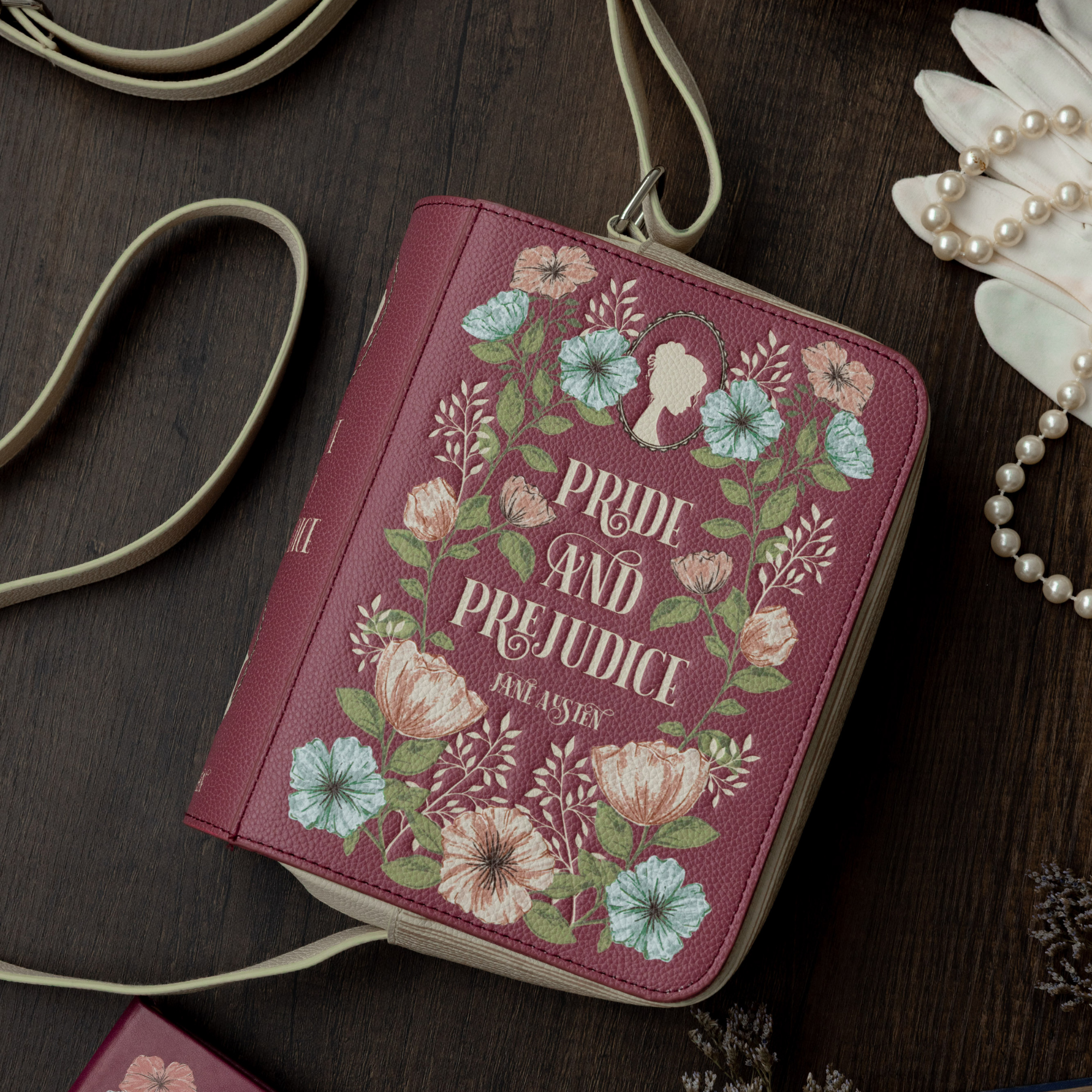 Book Crossbody Bag, Pride and Prejudice