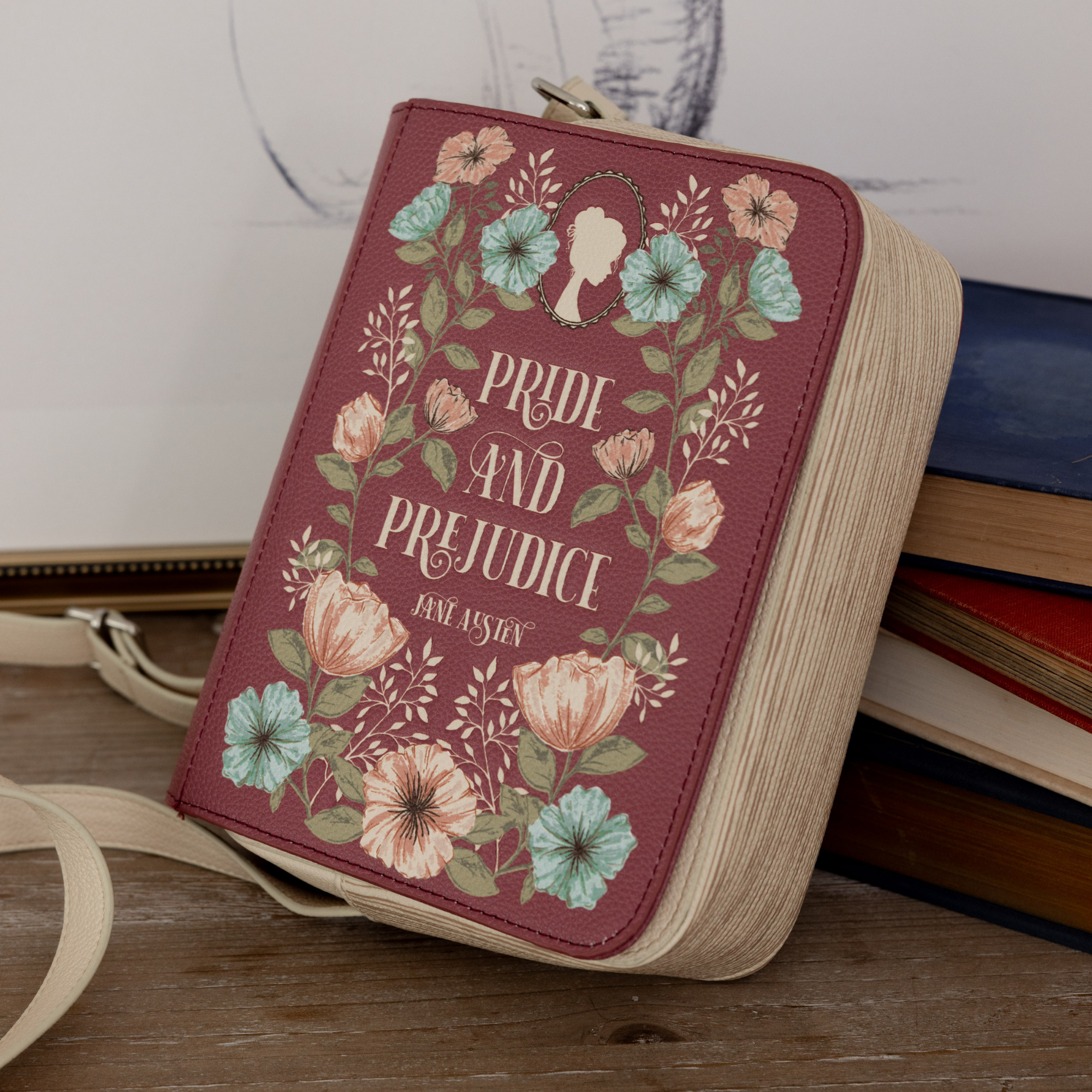 Book Crossbody Bag, Pride and Prejudice