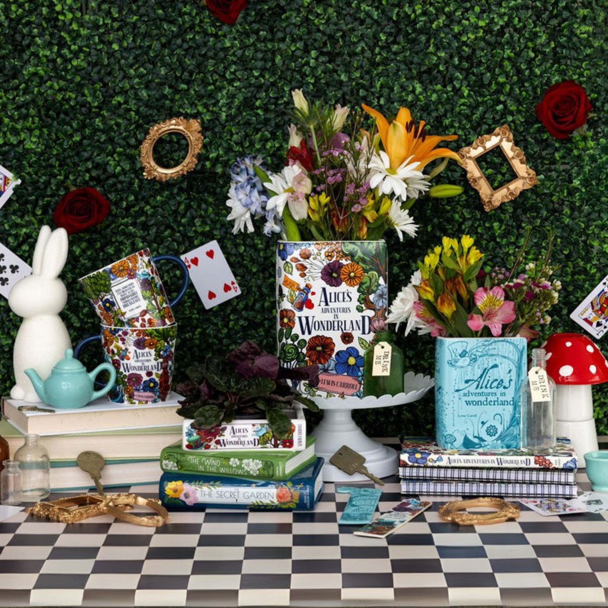 Vegan Leather Journal, Alice's Adventures in Wonderland