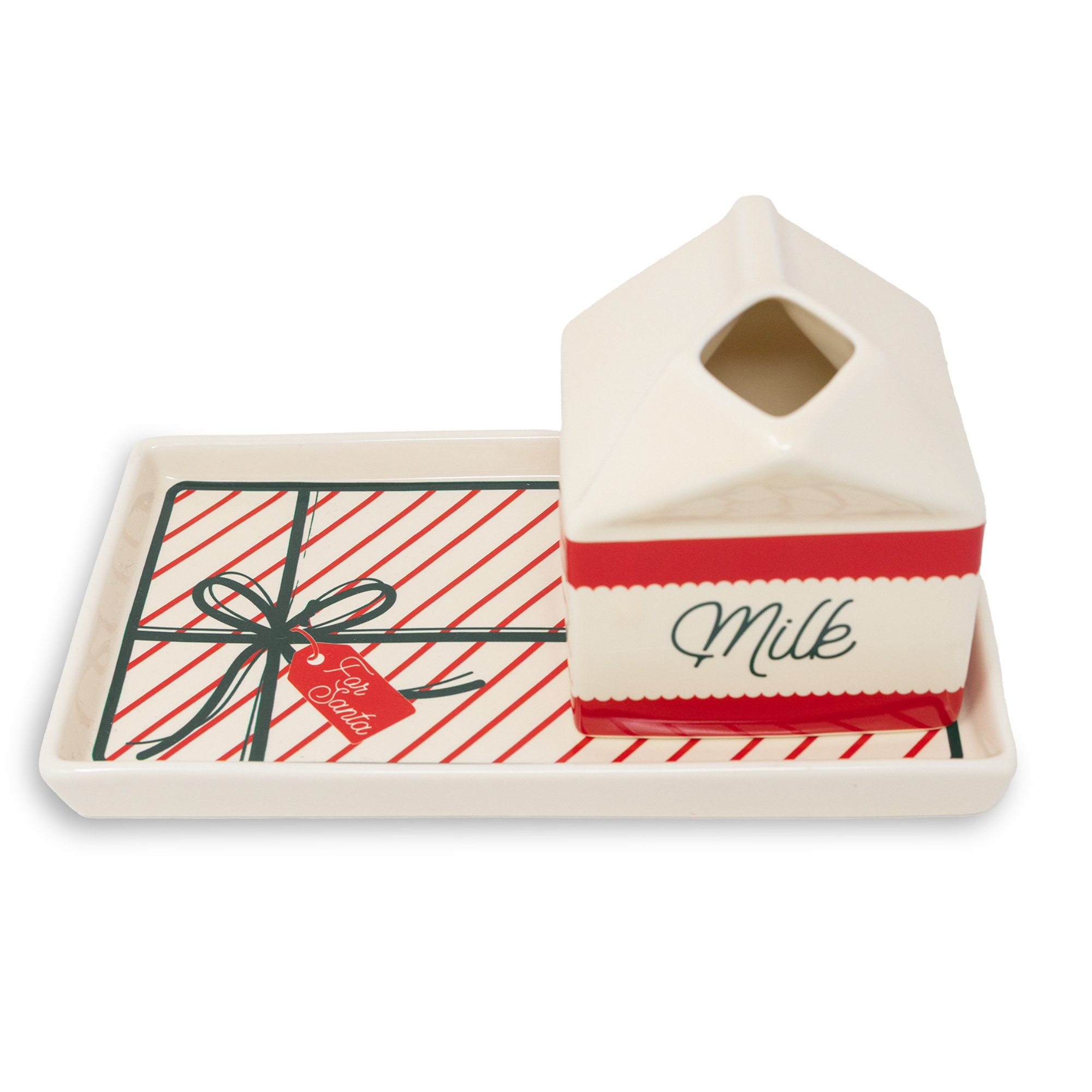 Milk and Cookies Set, Bow
