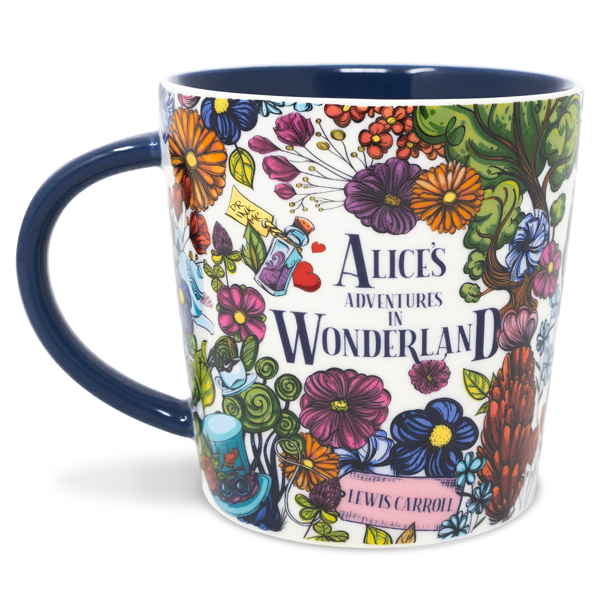 Ceramic Mug, Alice's Adventures in Wonderland (Floral Nonsense)