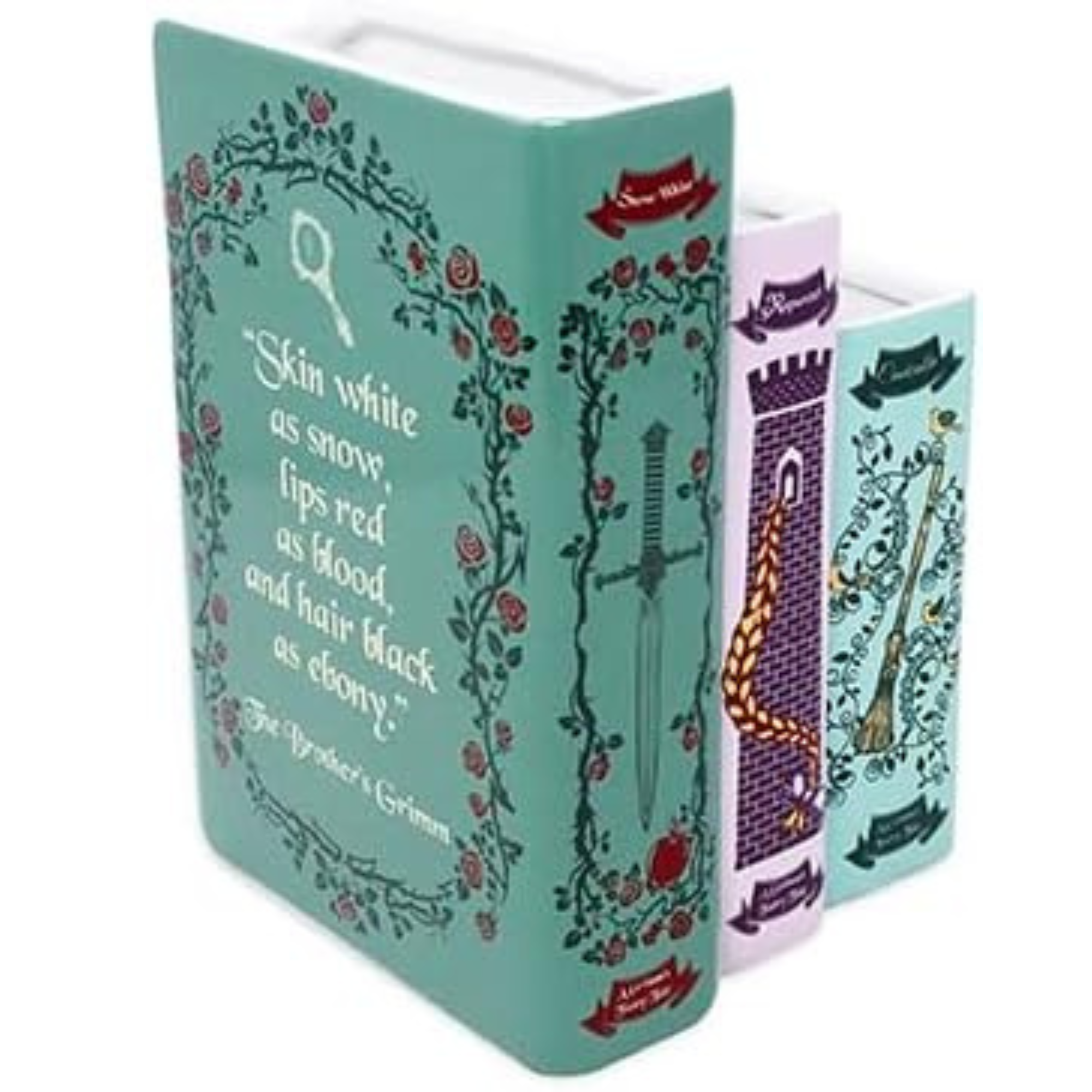 Triple Book Vase, Grimm's Fairy Tales