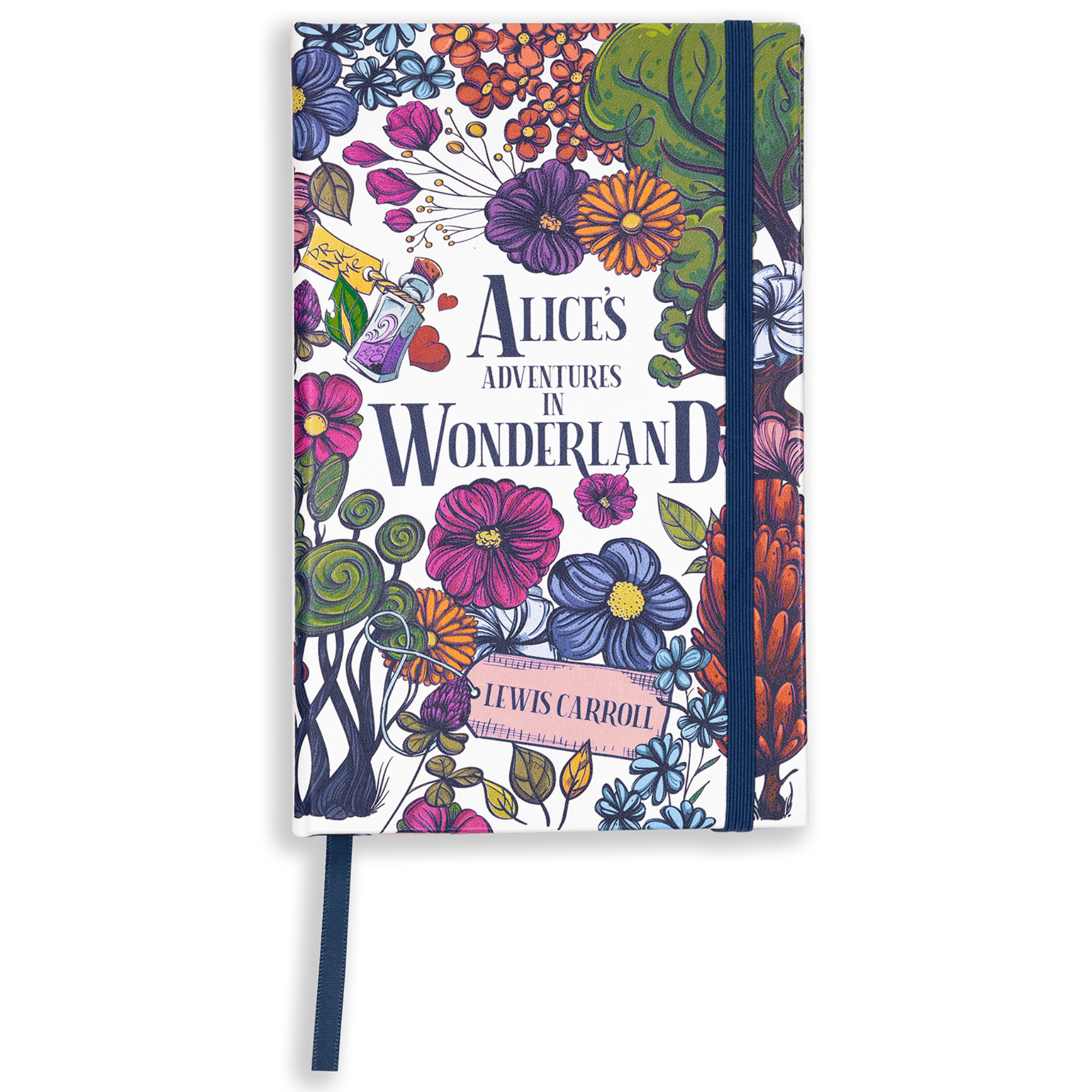 Vegan Leather Journal, Alice's Adventures in Wonderland