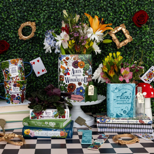 Bookmark, Alice's Adventures in Wonderland (Floral Nonsense)
