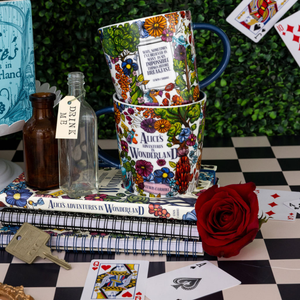 Vegan Leather Journal, Alice's Adventures in Wonderland