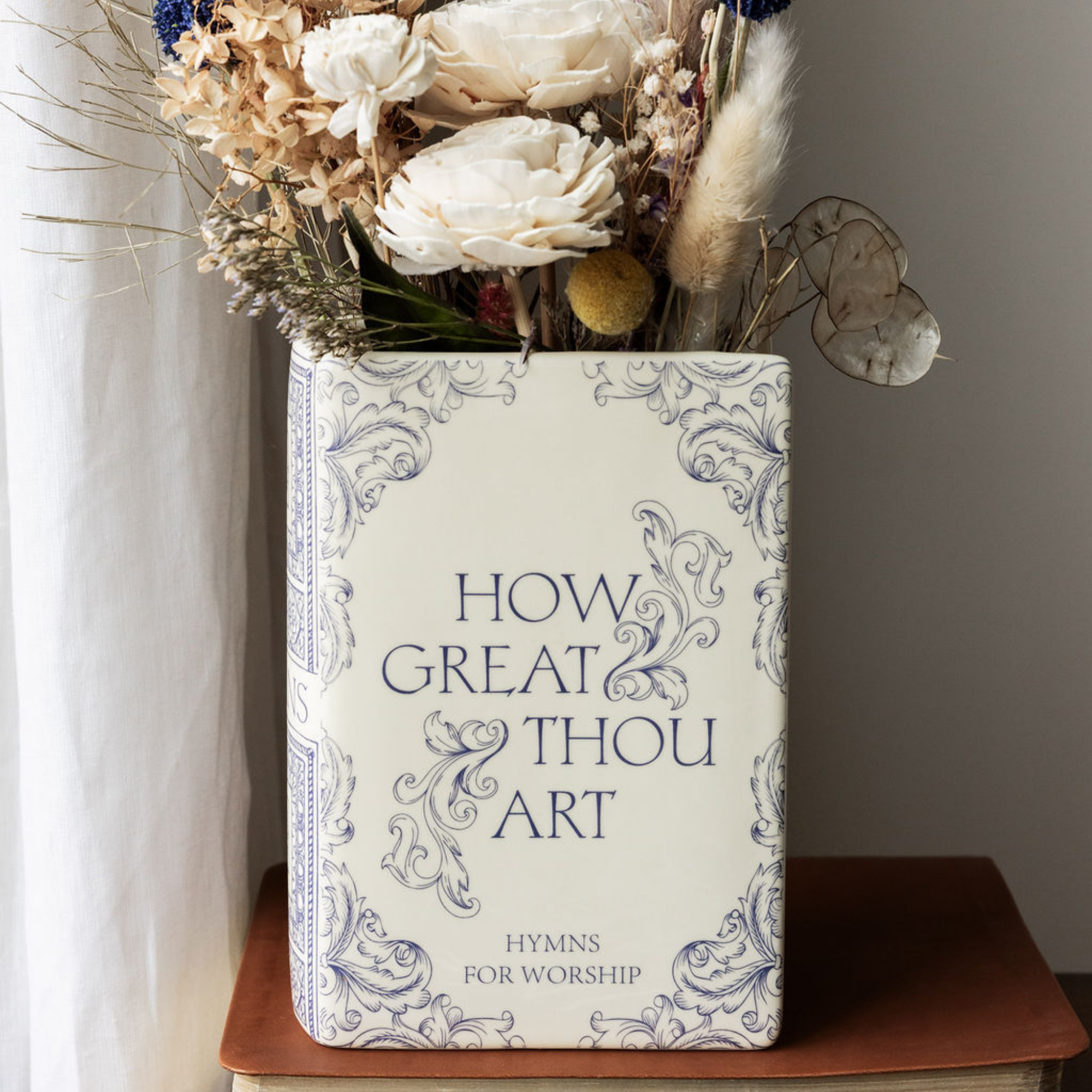 Large Book Vase, Hymnal