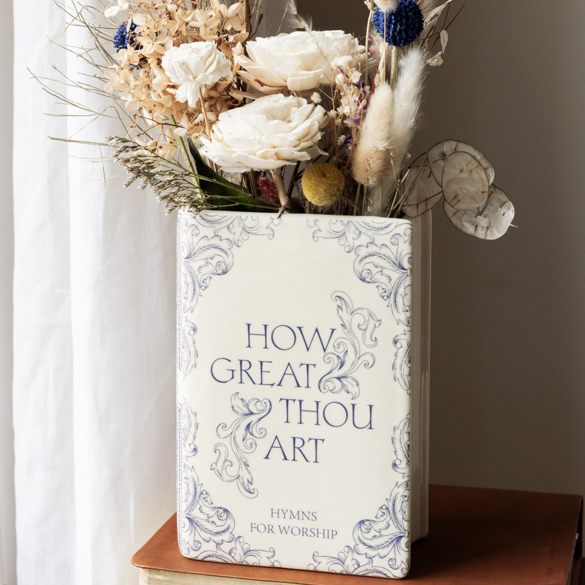 Large Book Vase, Hymnal
