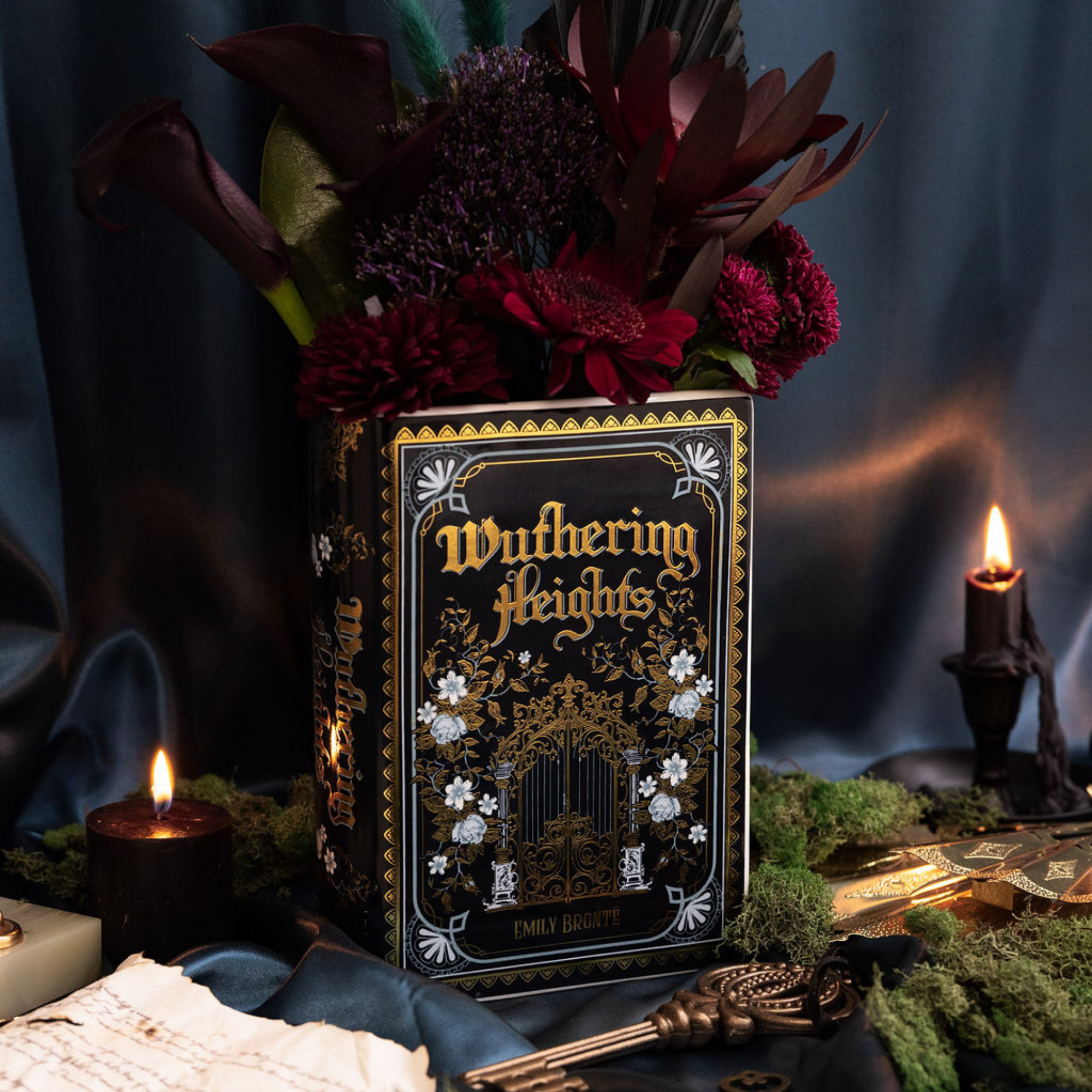 Large Book Vase, Wuthering Heights