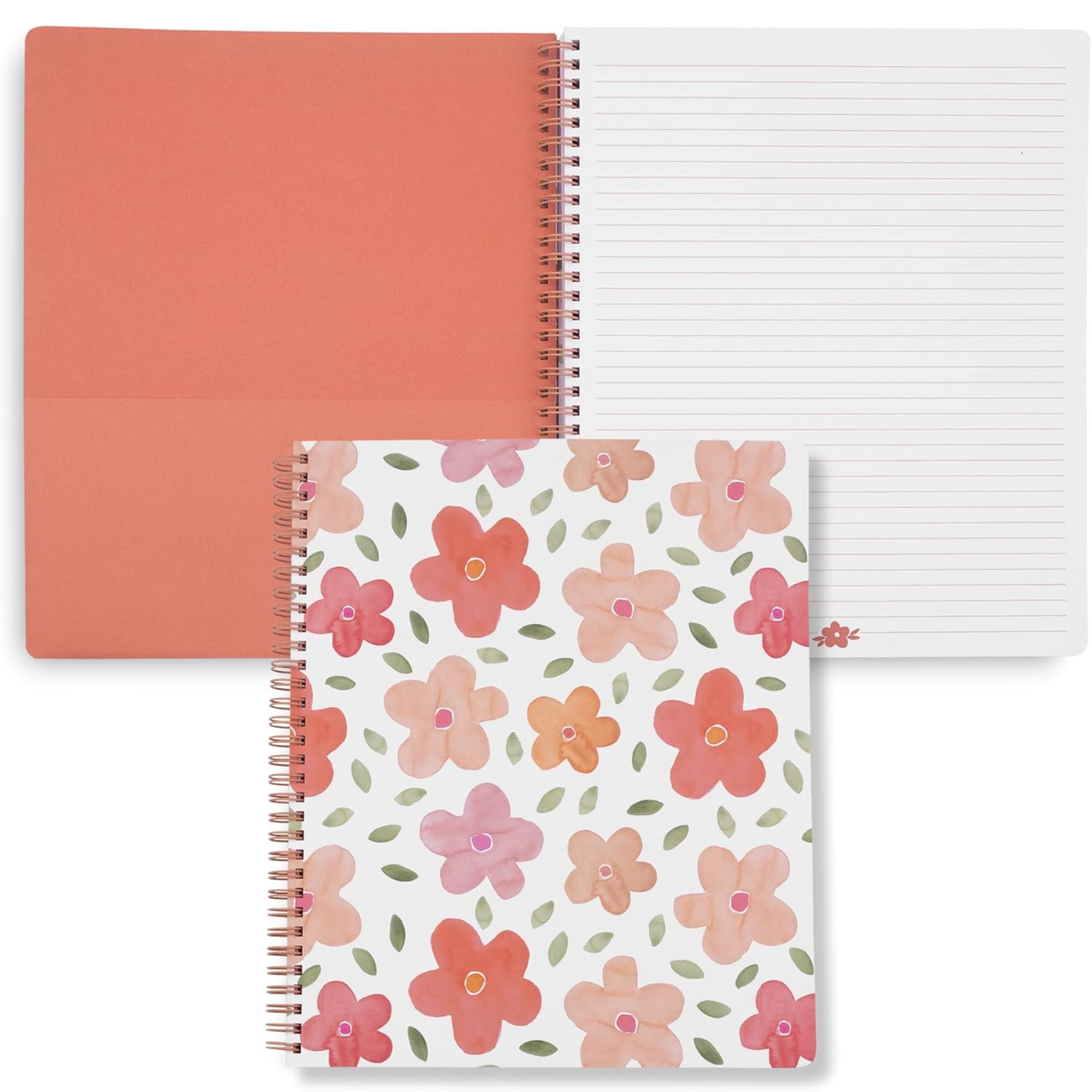 Large Notebook, Bold Floral