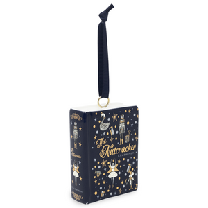 Book Shaped Ceramic Ornament, The Nutcracker
