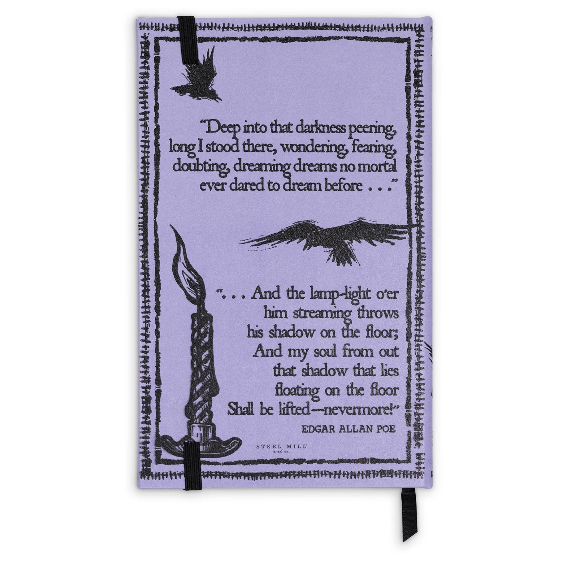 Vegan Leather Journal, The Raven (Purple)