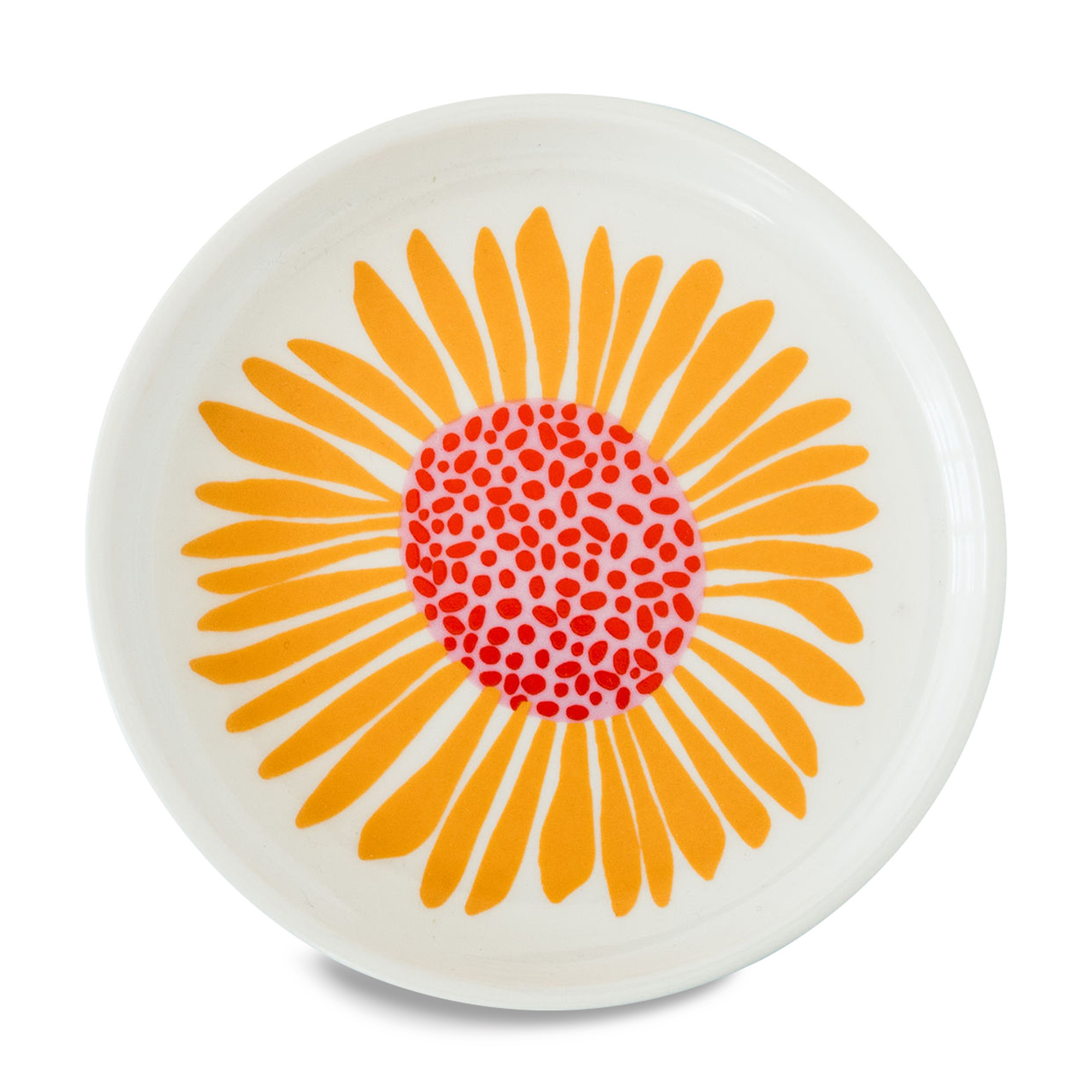 Ceramic Mug with Coaster Lid, Sunflower